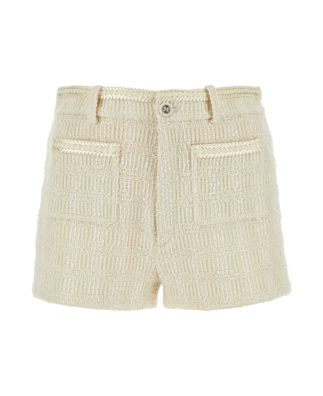 Gucci Ivory Tweed Shorts - IVORY