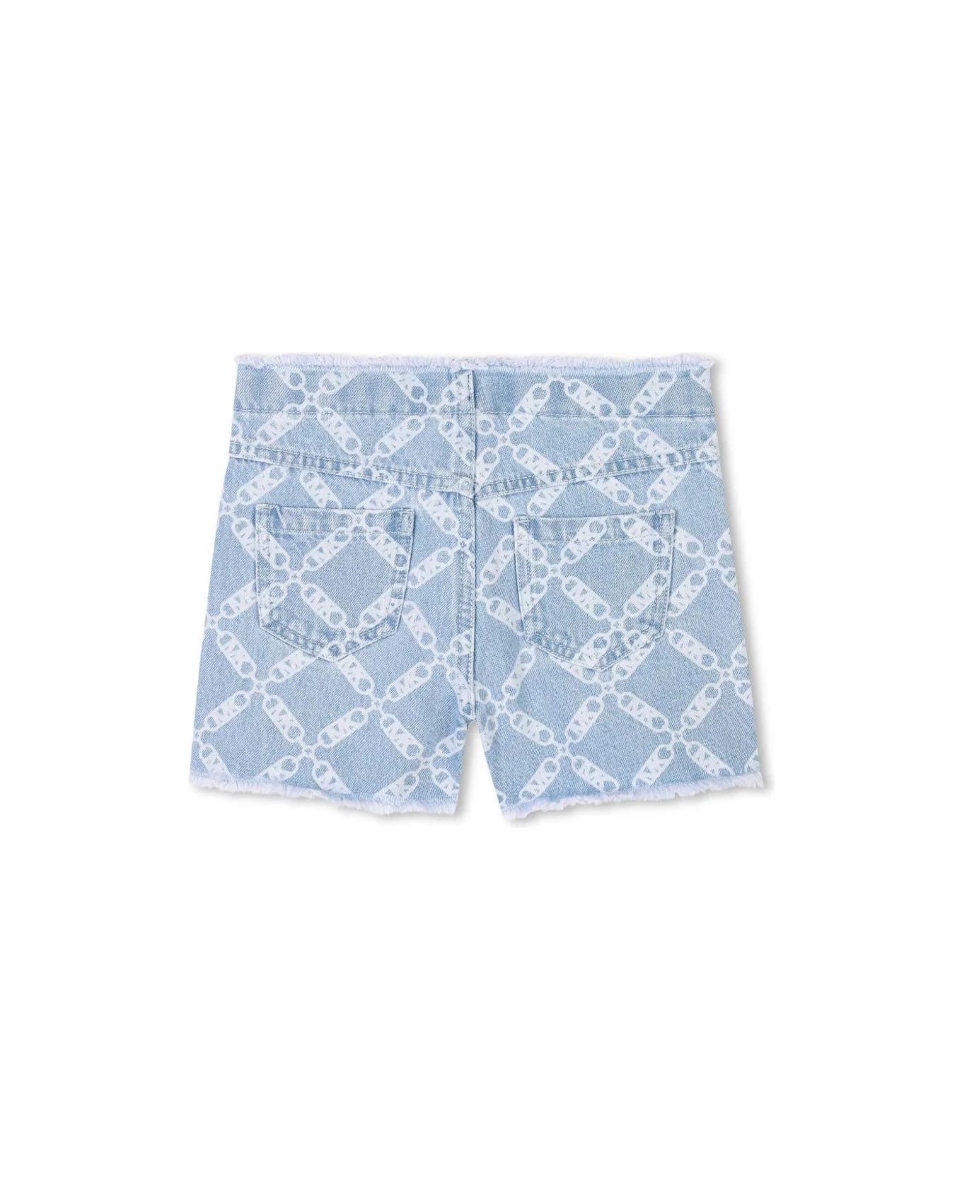 Michael Kors Shorts In Denim - Blue