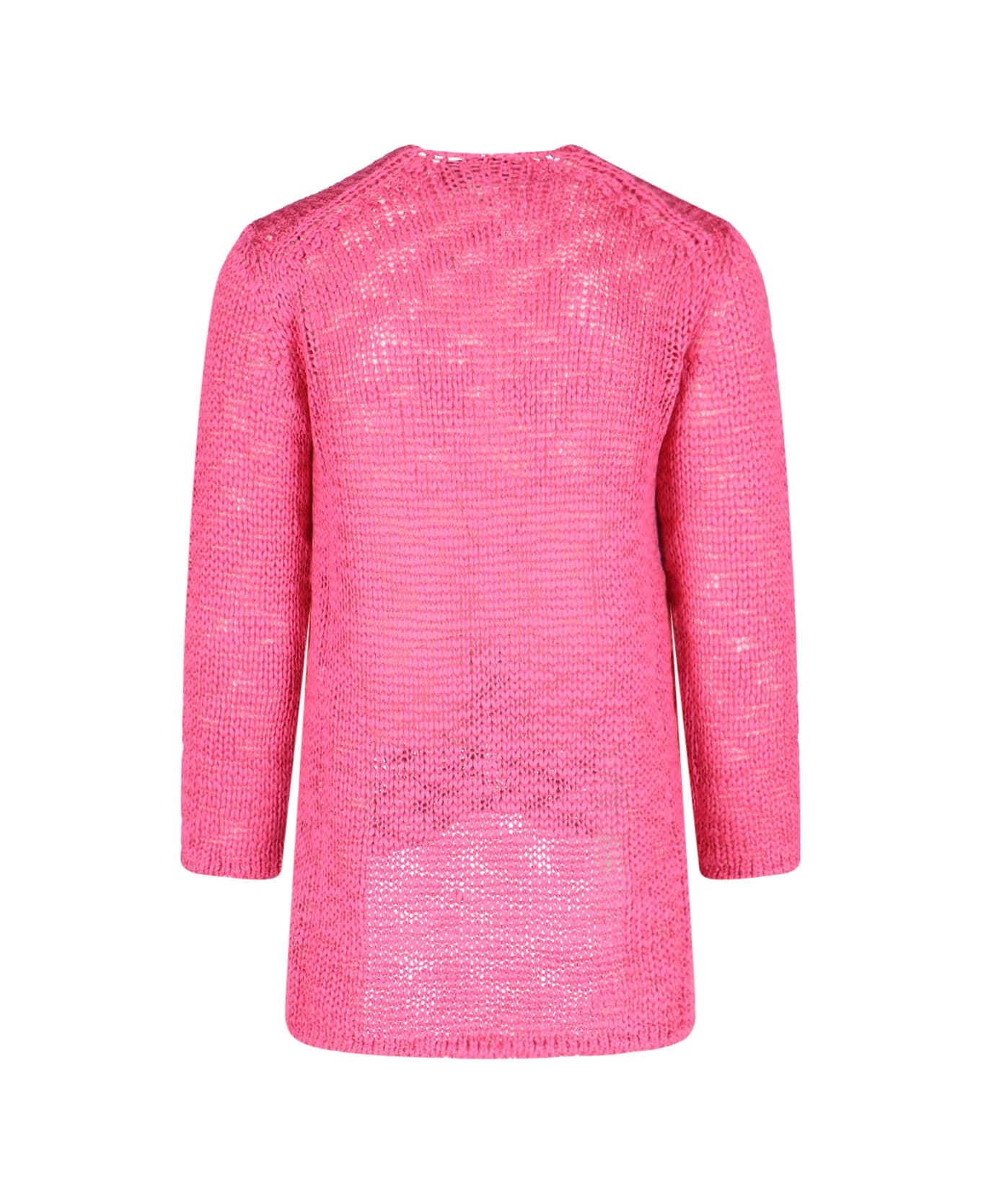 Comme Des Garçons Homme Plus Openwork Sweater - Pink