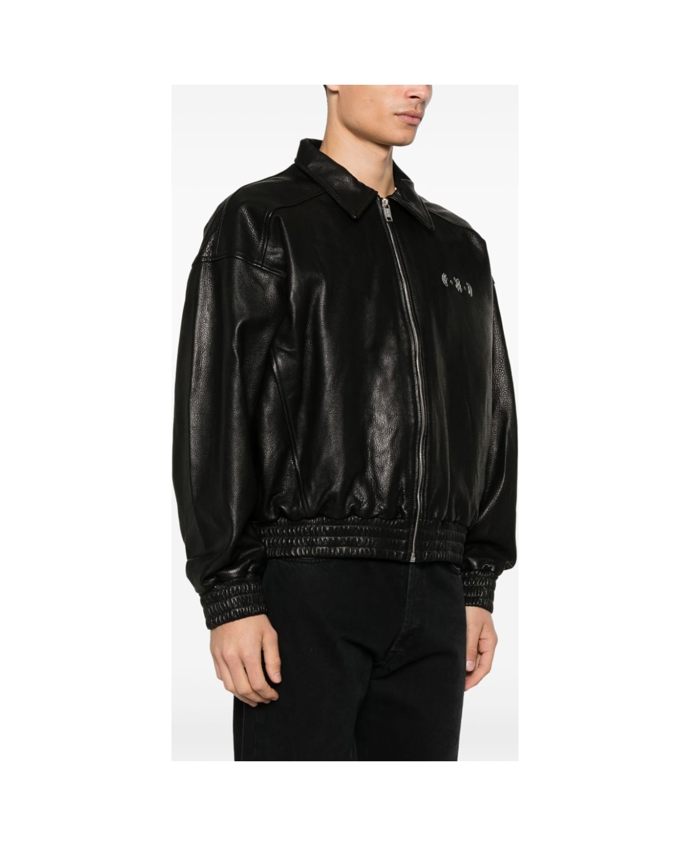 Enfants Riches Deprimes Painters Wives Leather Library Jacket - Black