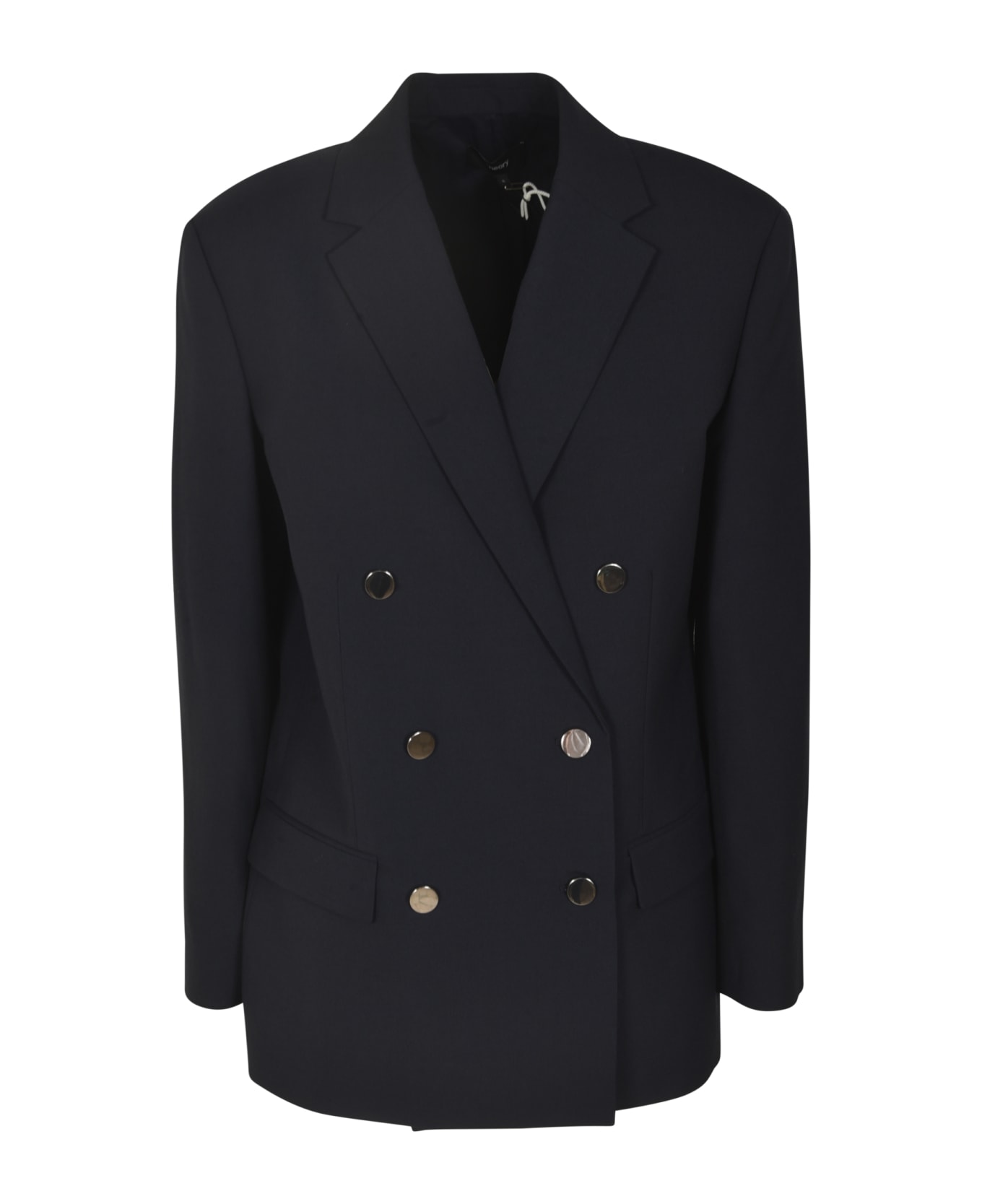 Theory Regular Double-breasted Dinner Jacket - Navy