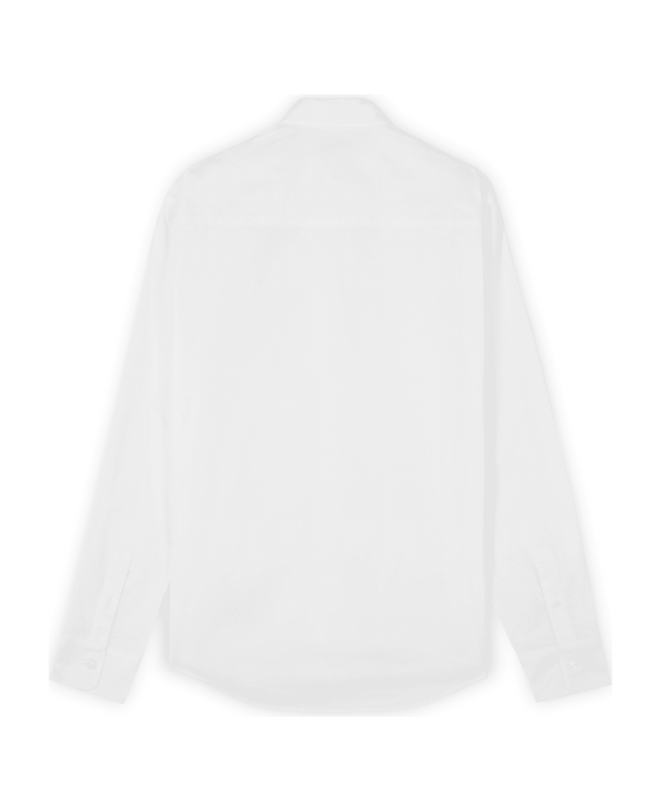 Maison Kitsuné Mini Fox Head Classic Bd Shirt - White