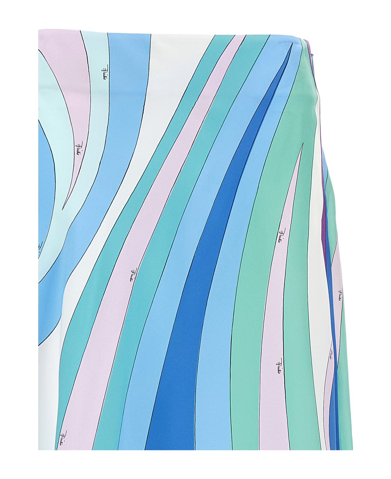 Pucci 'cigni' Skirt - Clear Blue スカート