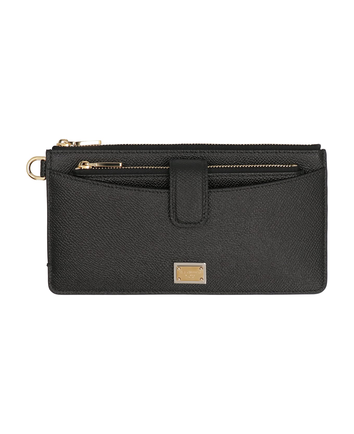 Dauphine-print Leather Wallet