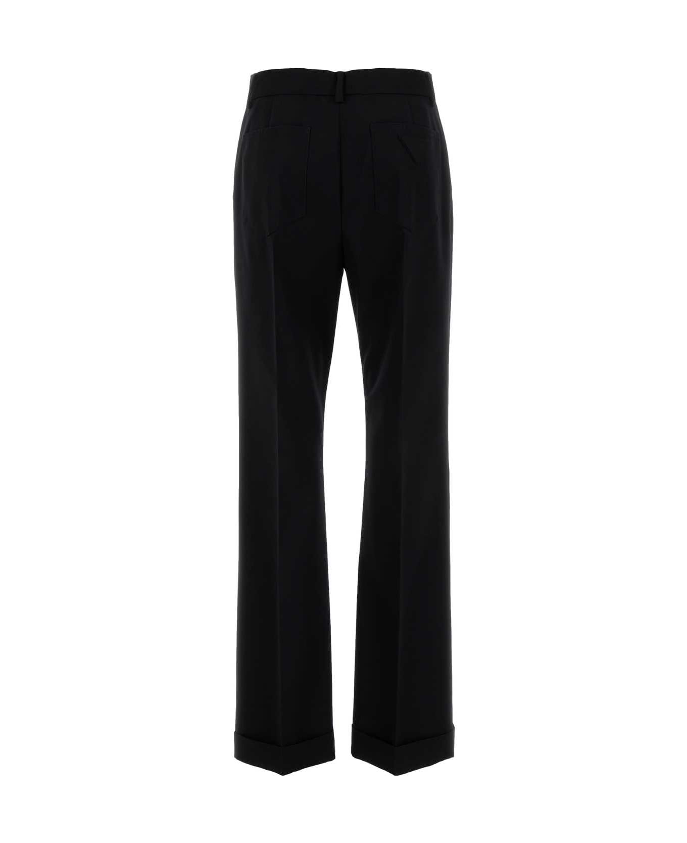 Prada Black Gabardine Pant - NERO