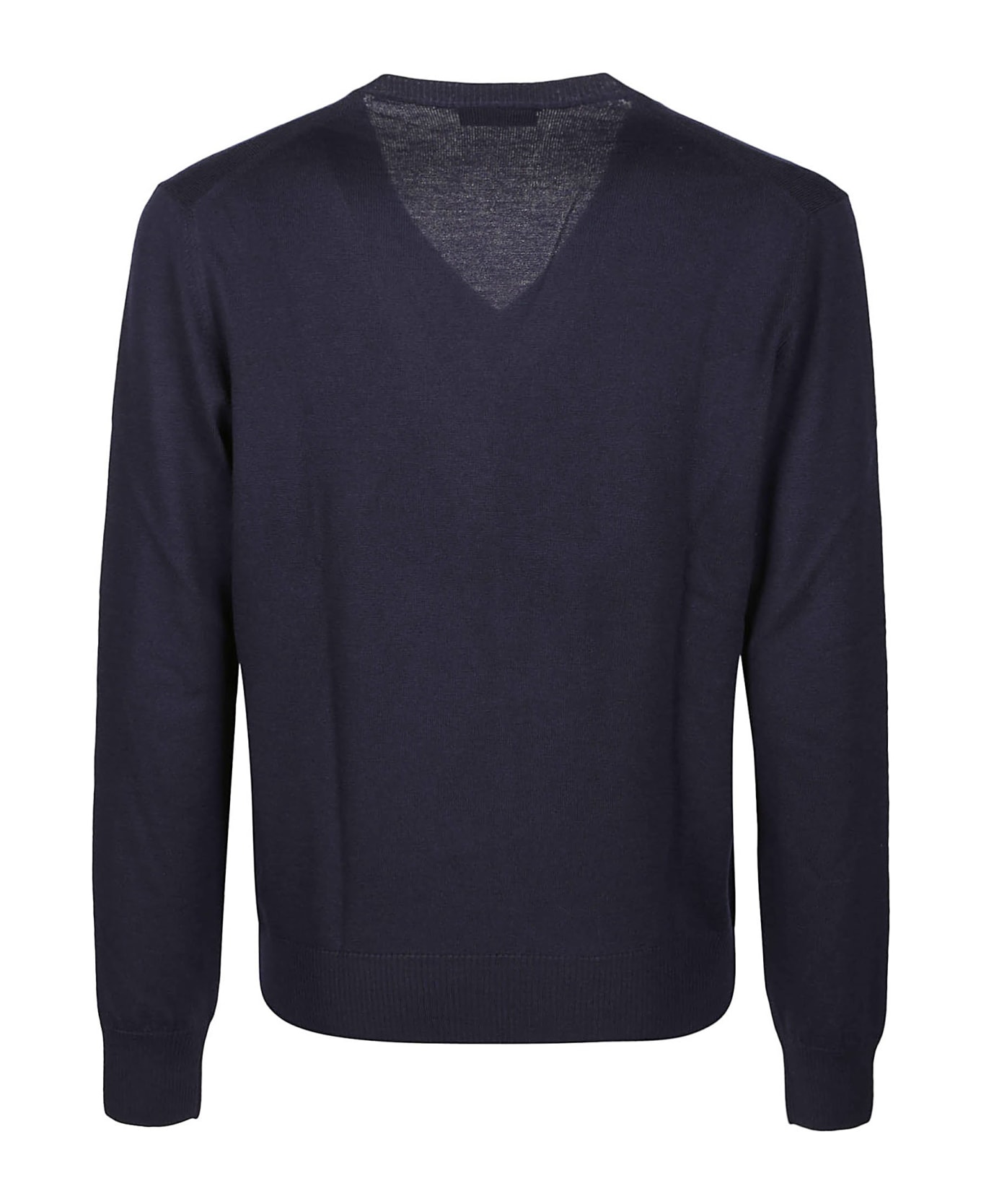 Fay V-neck Sweater - Blu Navy