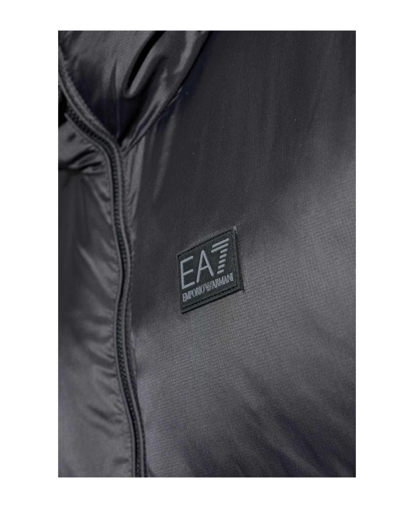 EA7 Emporio Armani Insulated Jacket With Logo - Black