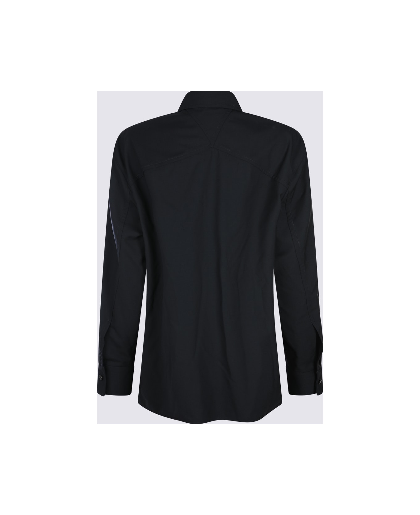 Bottega Veneta Black Wool Shirt - Black