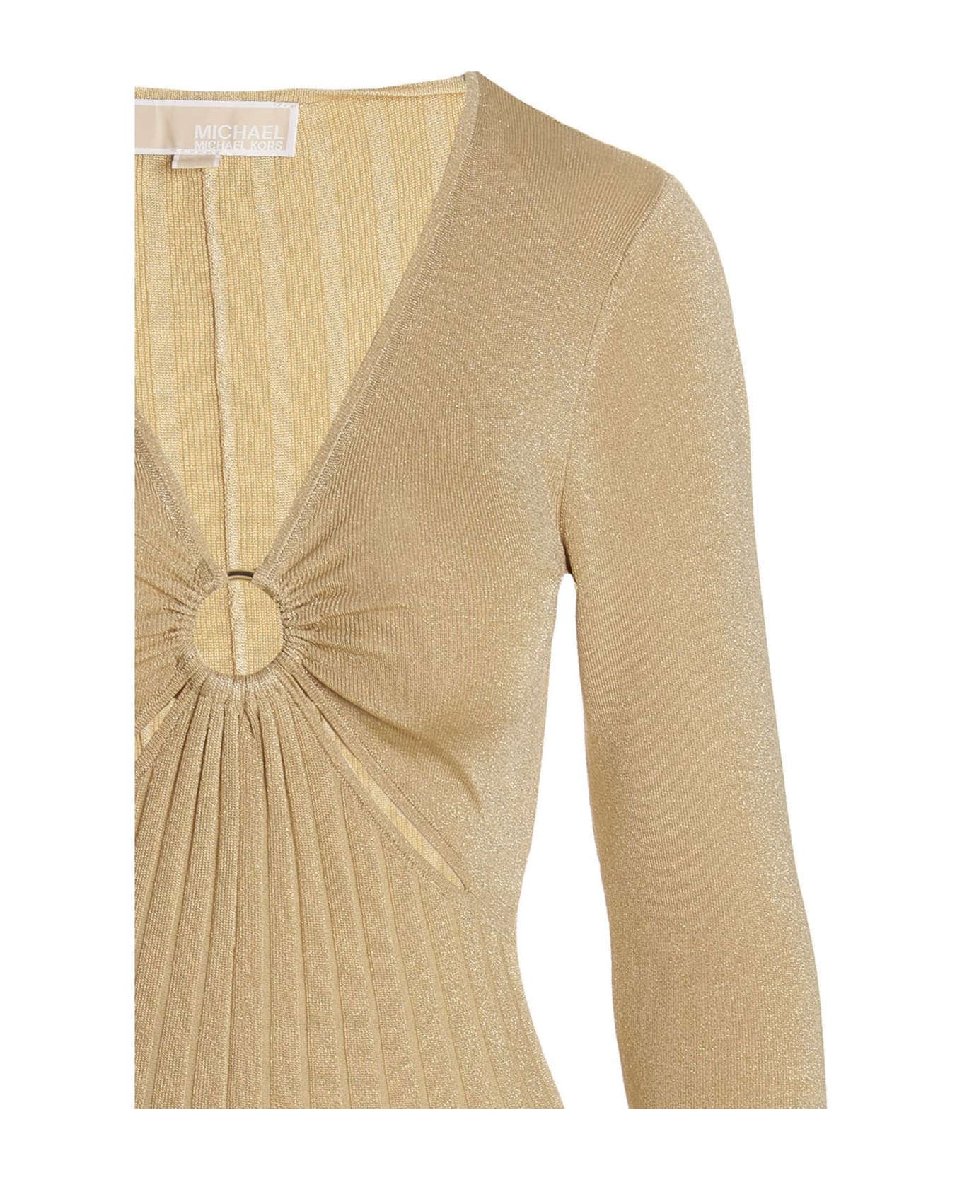 MICHAEL Michael Kors Knit Maxi Dress - Gold