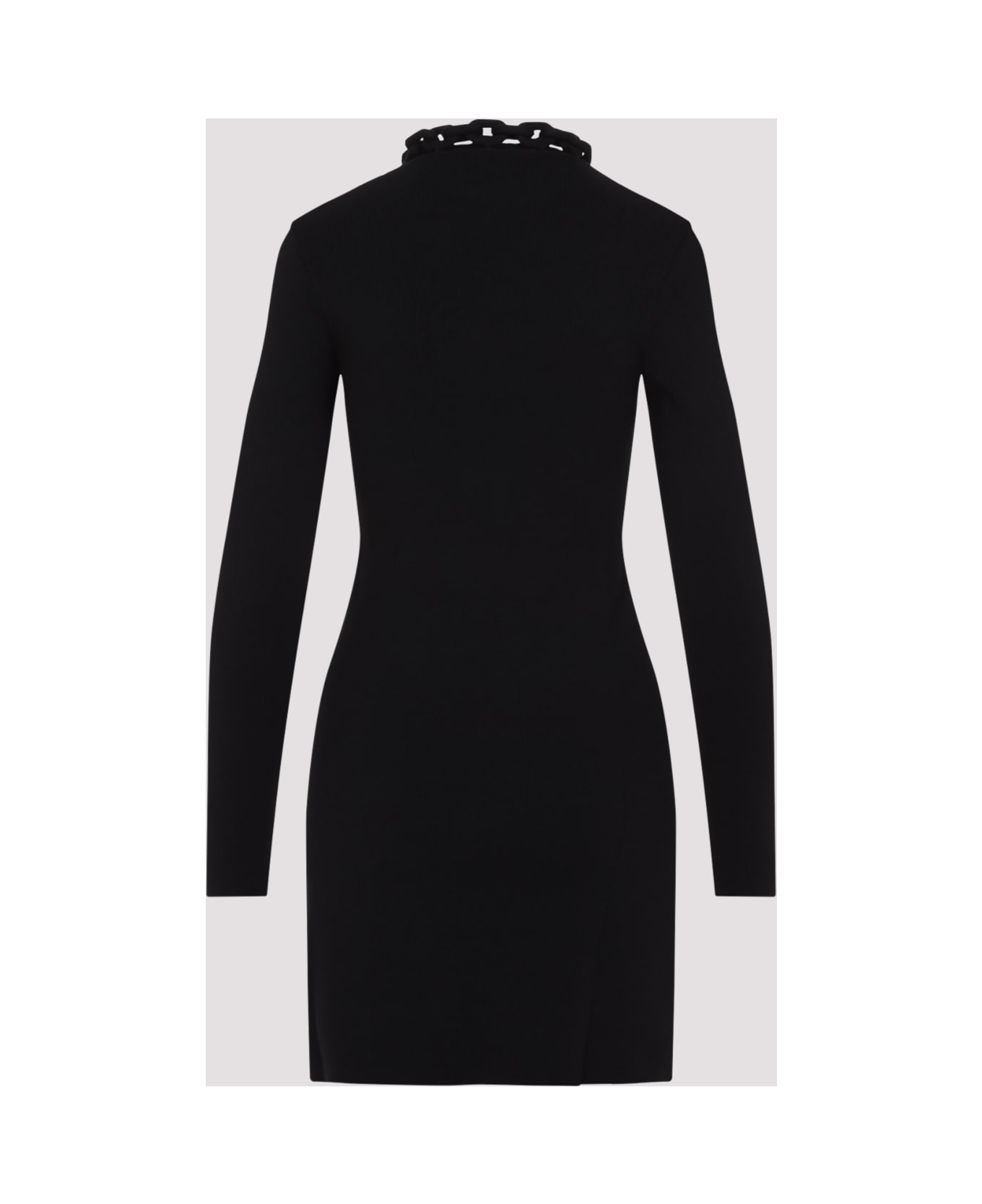 Paco Rabanne Silk Mini Dress - Black