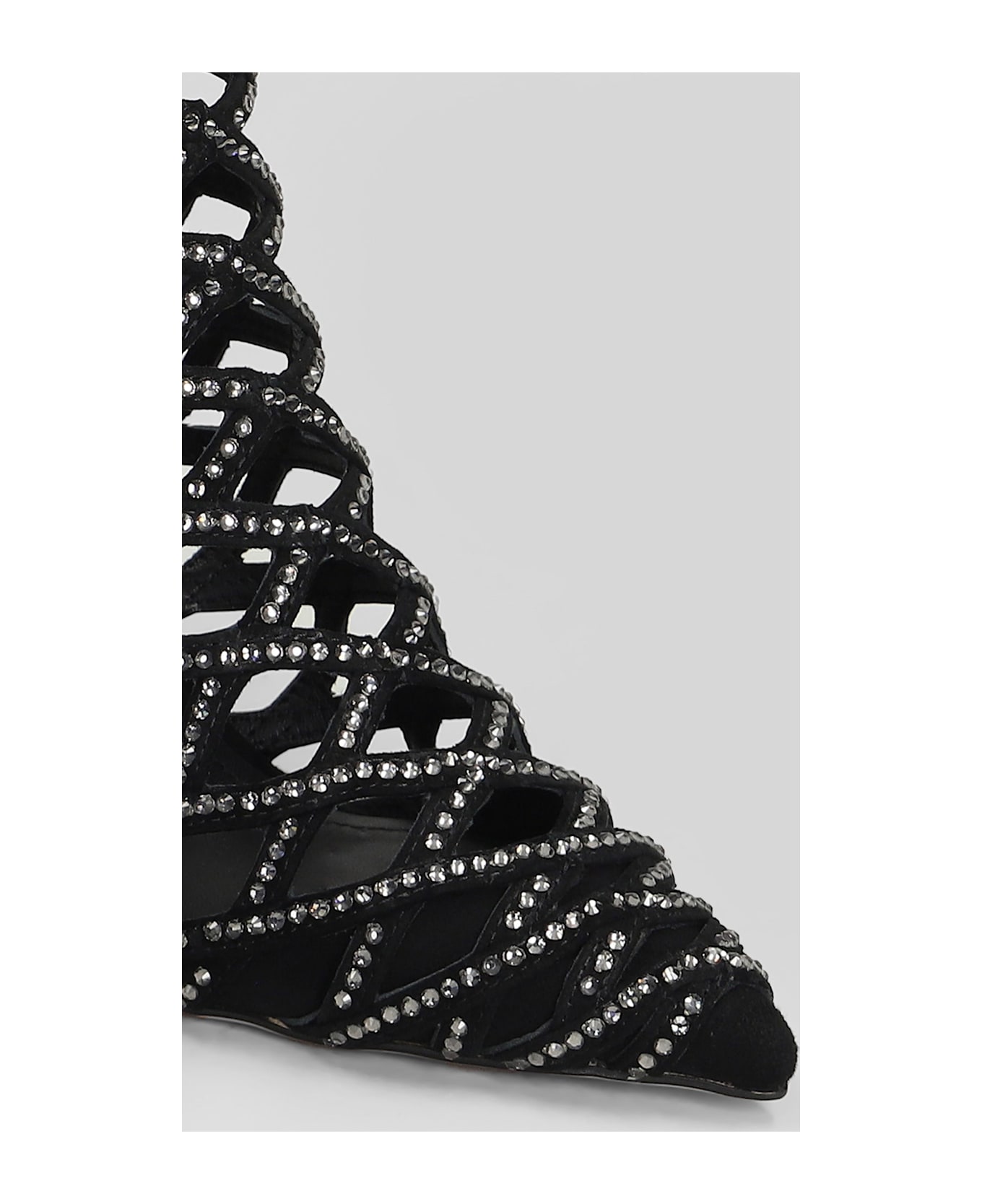 Lola Cruz High Heels Ankle Boots In Black Suede - black