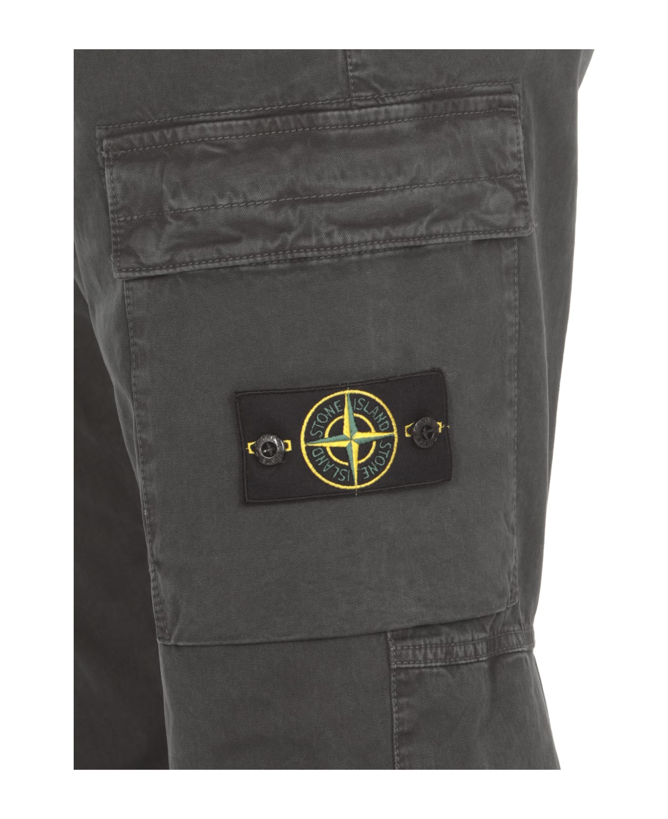 Stone Island Regular Tapered Fit Cargo Pants - Grey