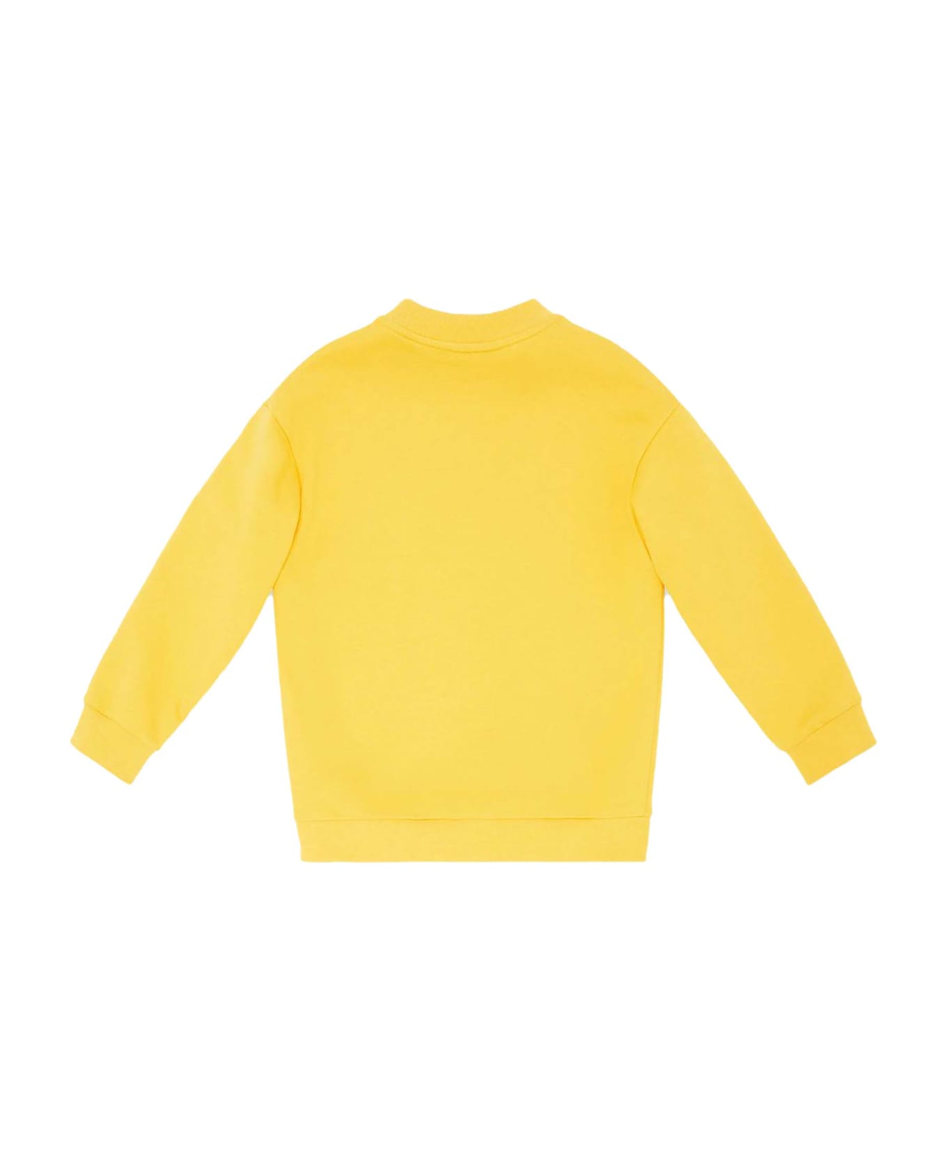Fendi Junior Sweatshirt In Yellow Cotton - Hw Sun
