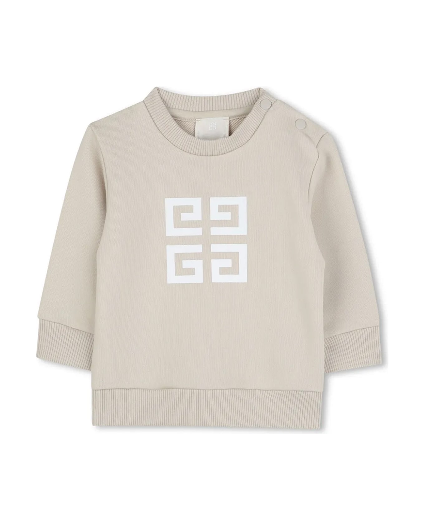 Givenchy Sweatshirt With 4g Print - Crema