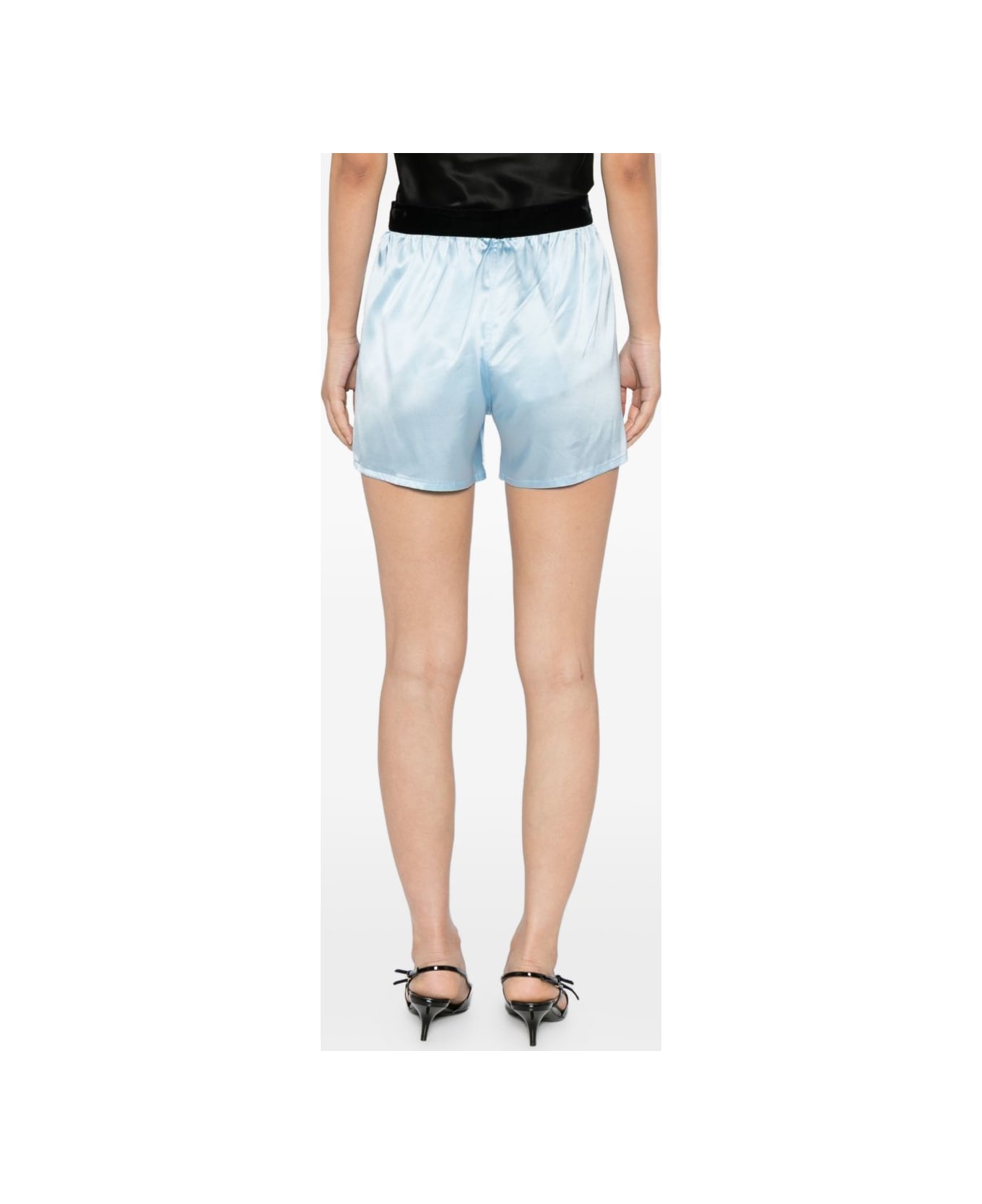 Tom Ford Silk Pajama Shorts - Clear Blue