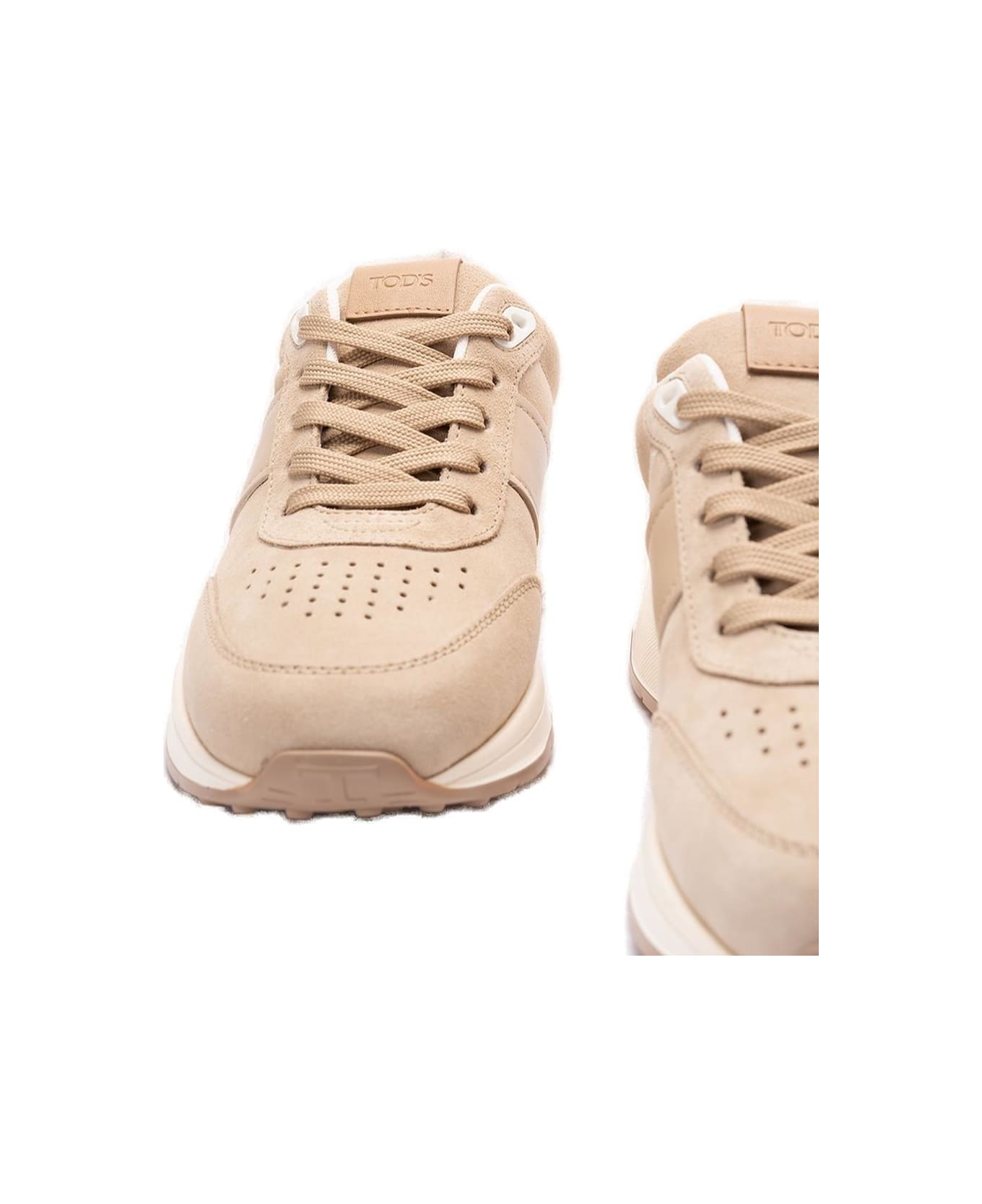 Tod's Panelled Lace-up Sneakers - SABBIA