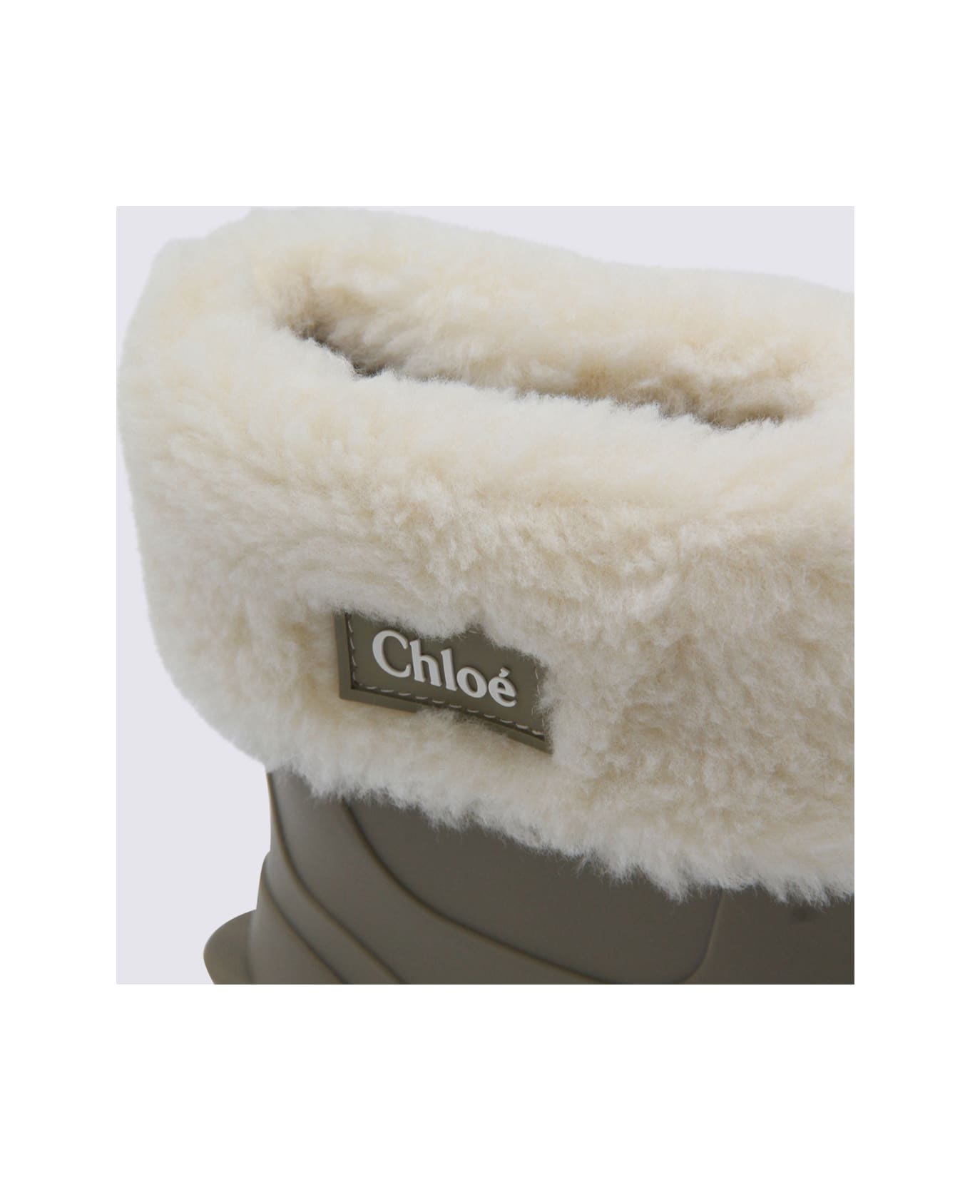 Chloé Dark Green Boots - VETIVER