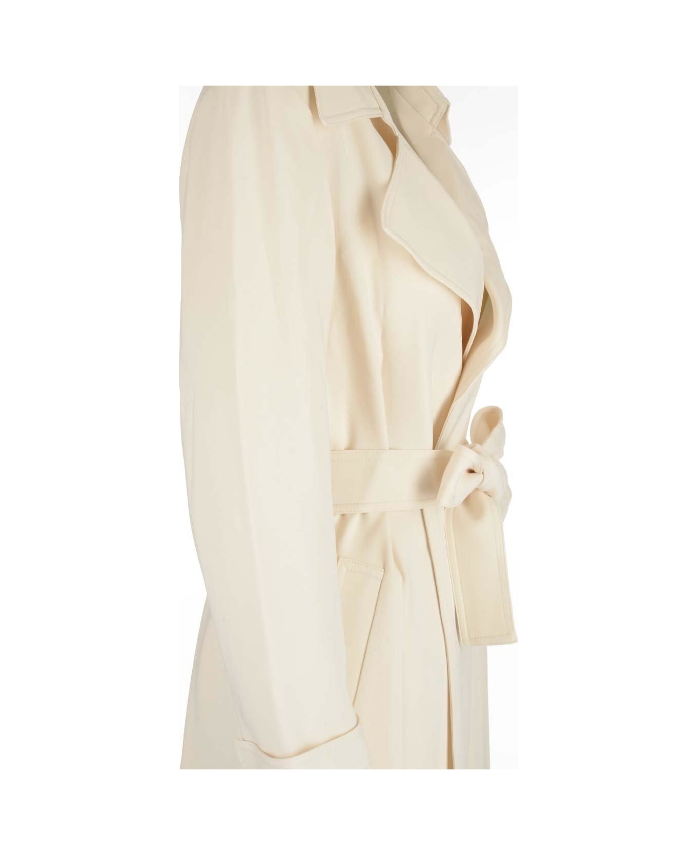 Theory Oaklane Trench Belted Coat - Ivory コート