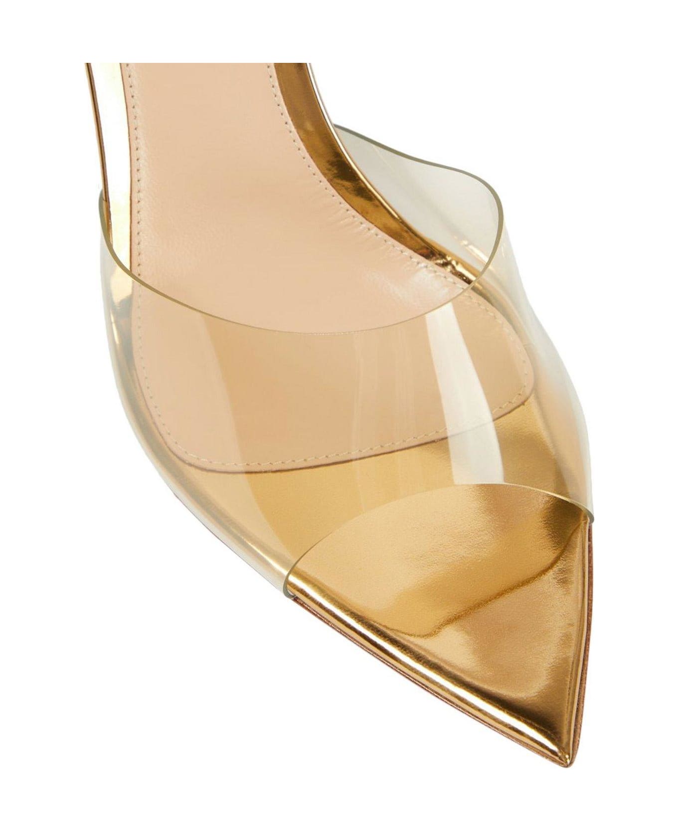 Gianvito Rossi Elle Heeled Sandals - Oro