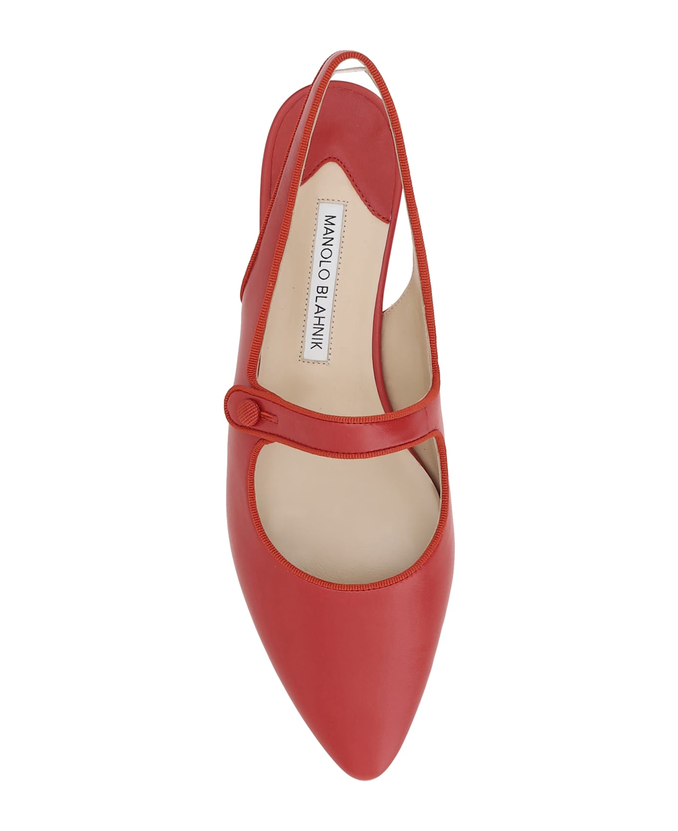 Manolo Blahnik Campariflatsli Ballerinas