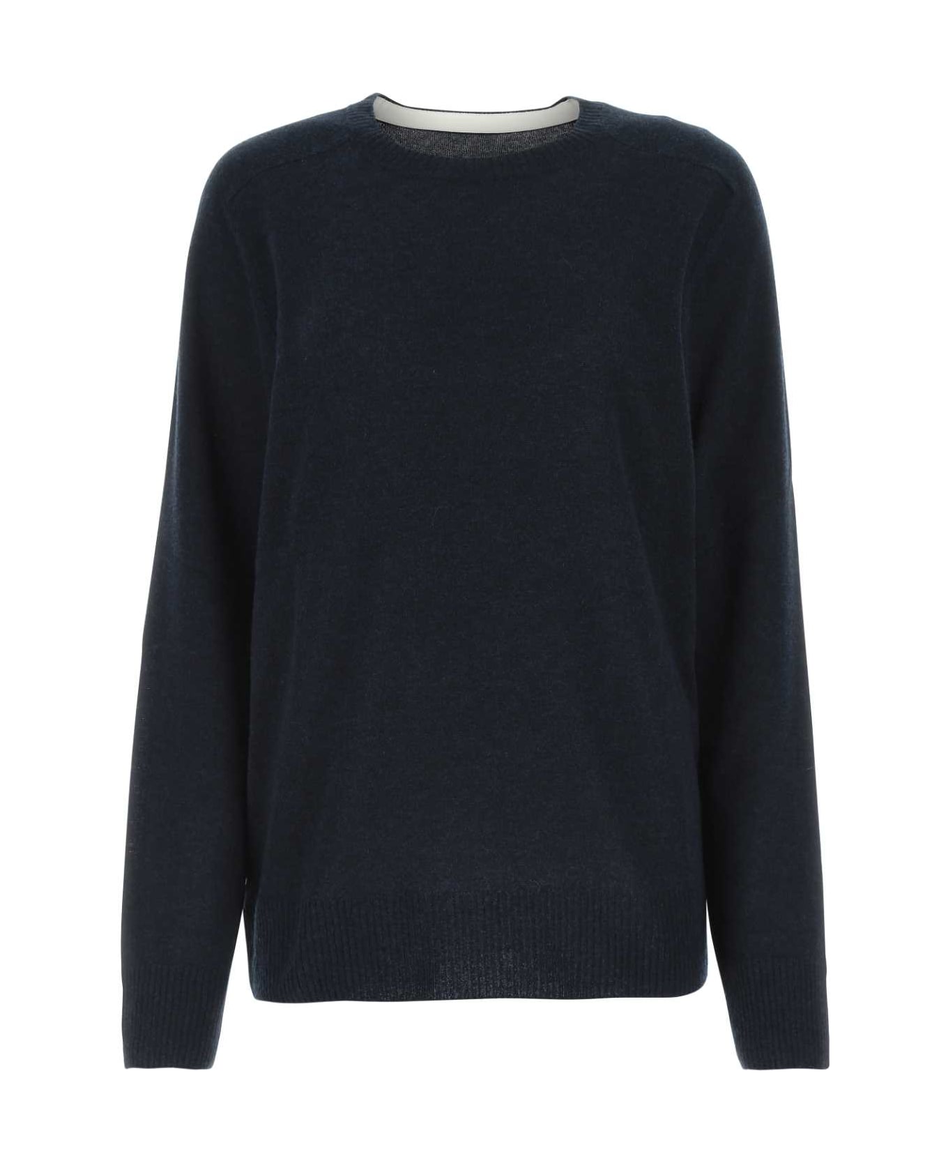 Maison Margiela Navy Blue Wool Blend Sweater - 505