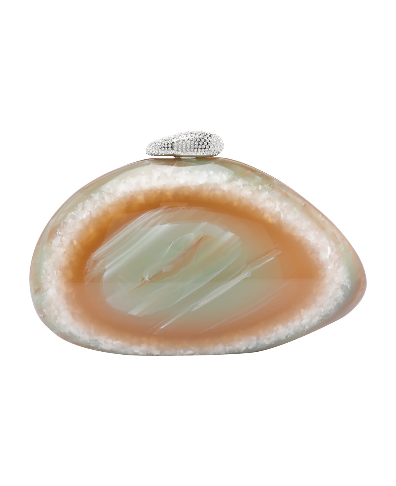 Benedetta Bruzziches Ariel Transparent Handbag - Green