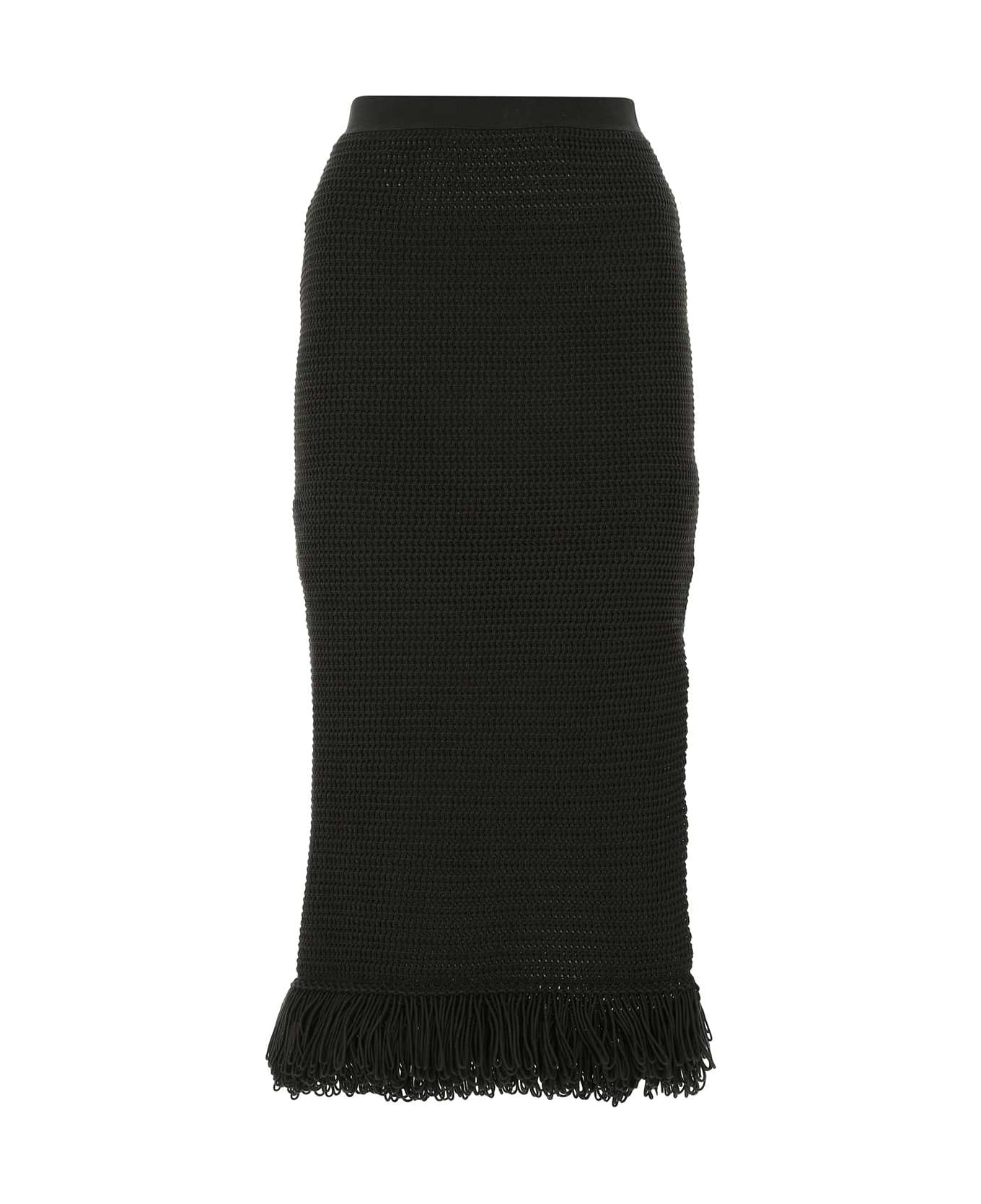 Bottega Veneta Dark Brown Cotton Skirt - 2113