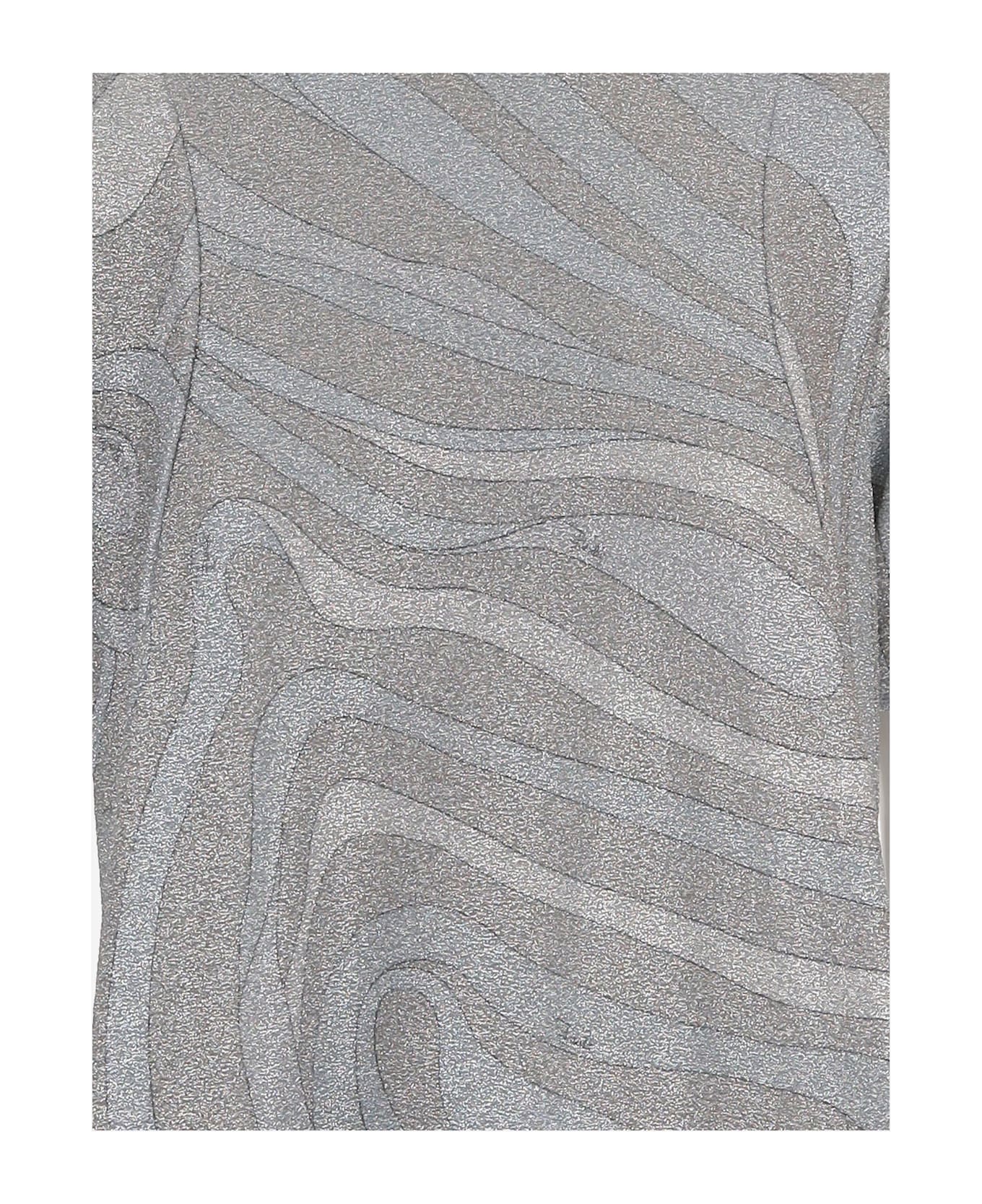 Pucci Stretch Nylon Dress With Abstract Print - Red