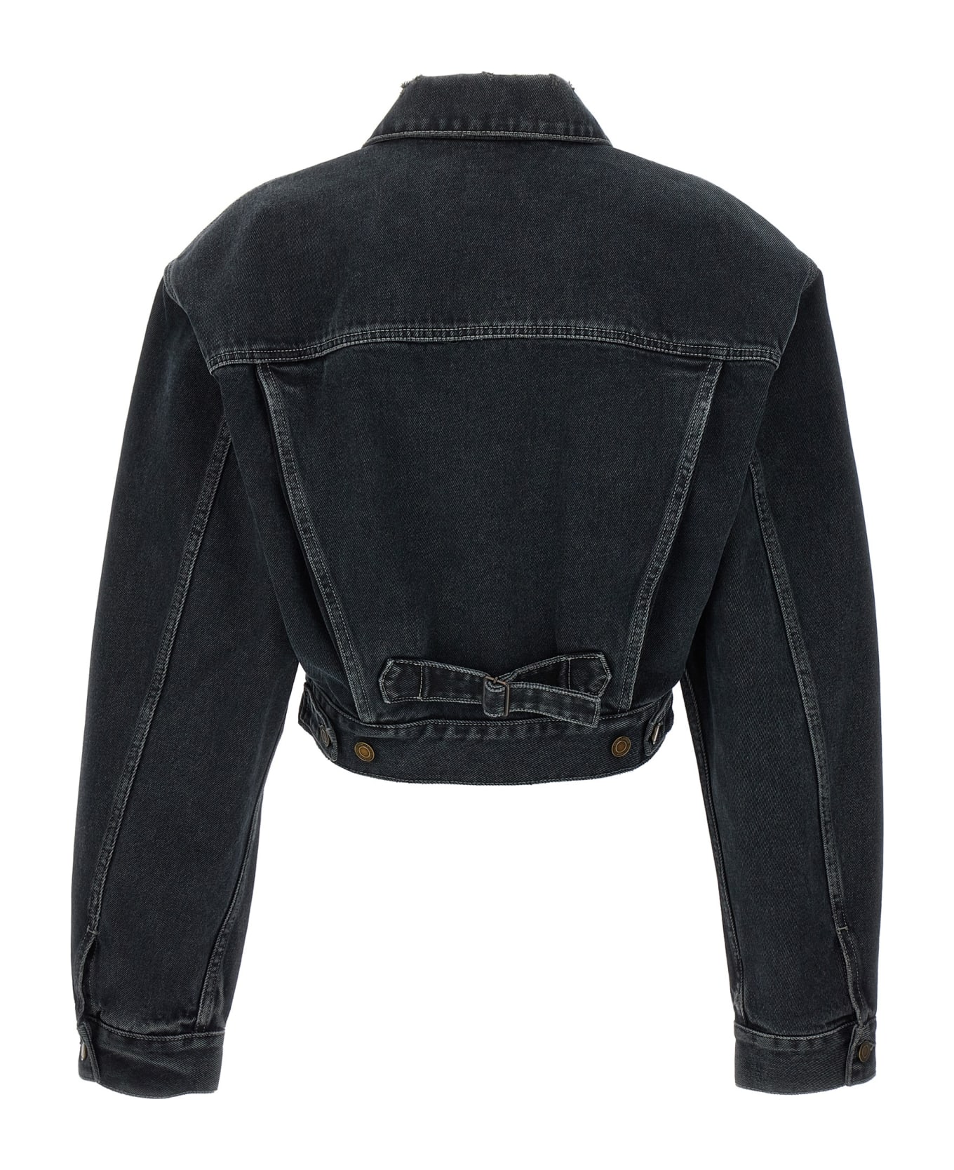 Saint Laurent 80s Denim Jacket - Dark blue black ジャケット