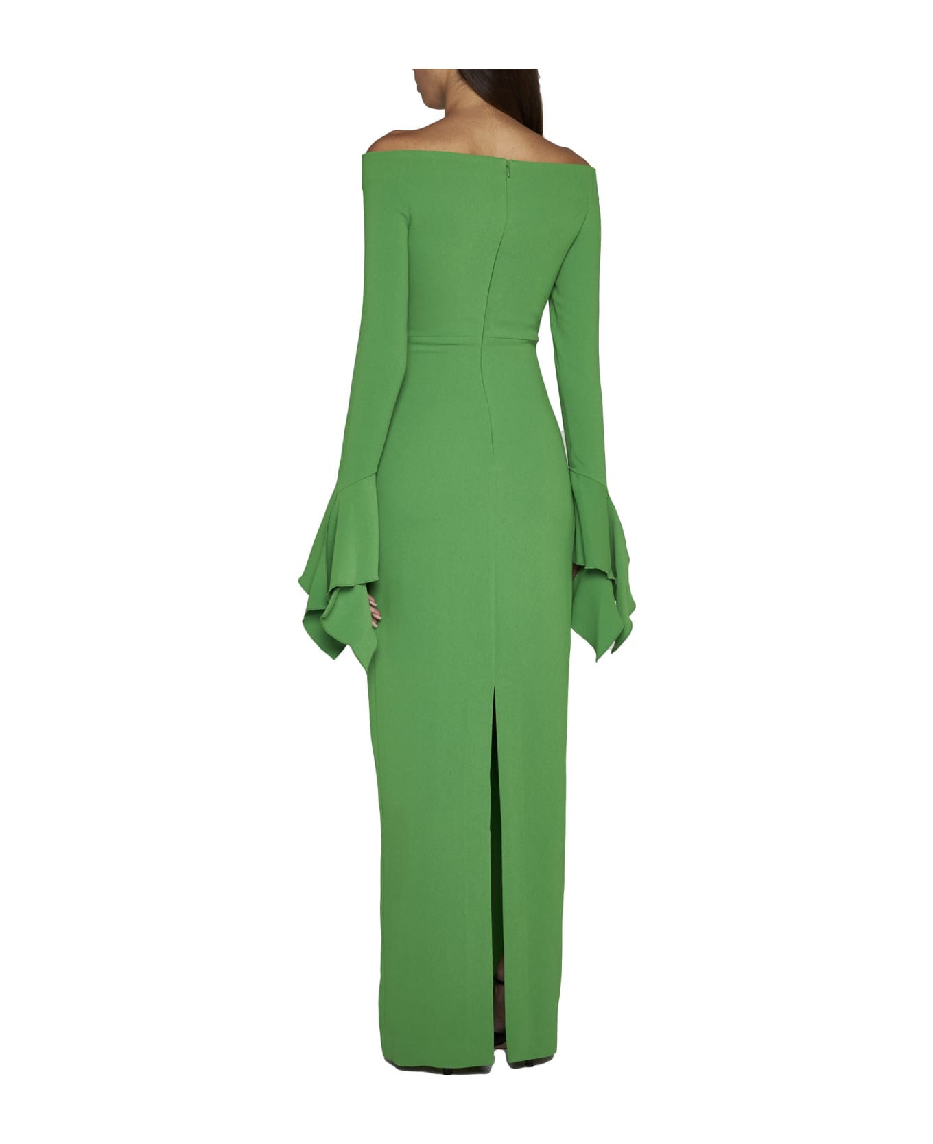 Solace London Dress - Bright green
