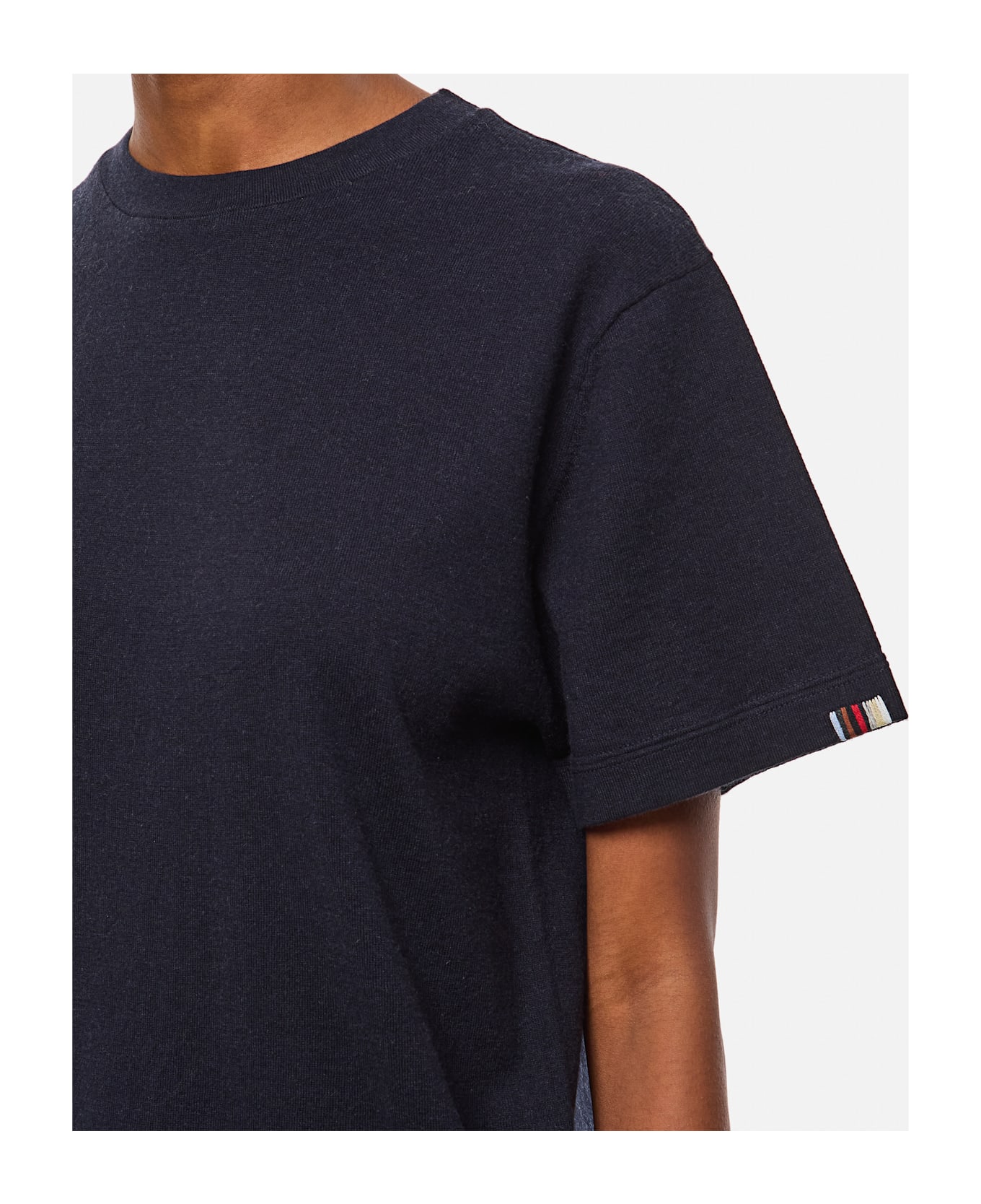 Extreme Cashmere Cuba Cashmere Cotton Blend T-shirt - Blue