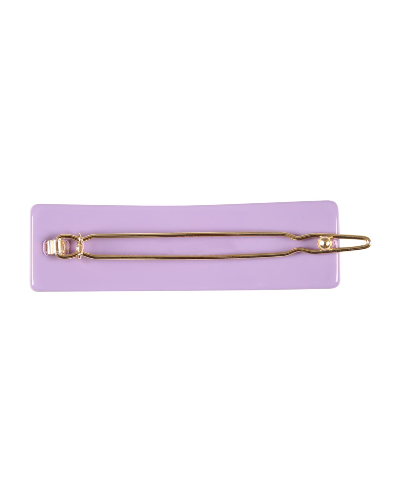 Fendi Purple Hair-clip For Girl With Yellow Ff - Multicolor アクセサリー＆ギフト