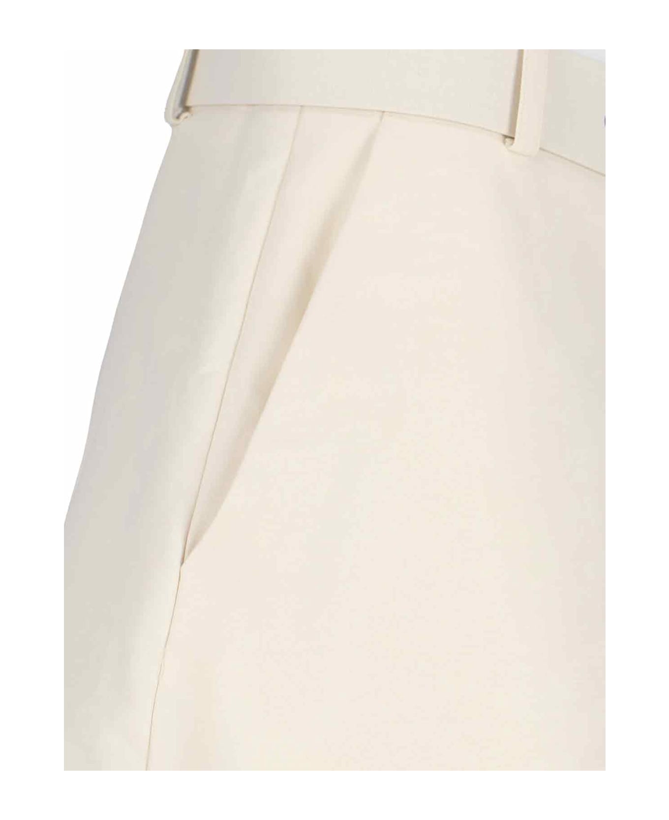 Marni Flared Midi Skirt - Cream