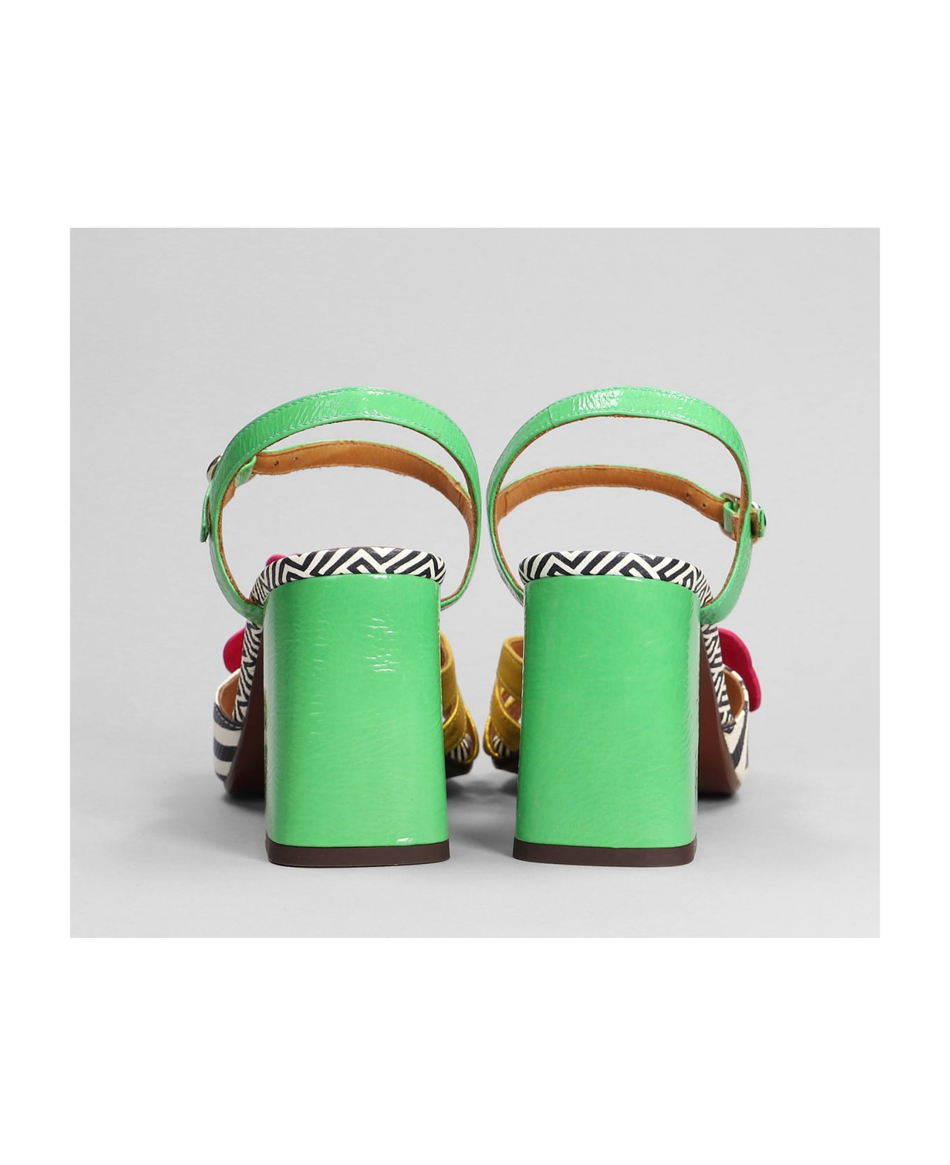Chie Mihara Pirota Sandals In Multicolor Leather - multicolor