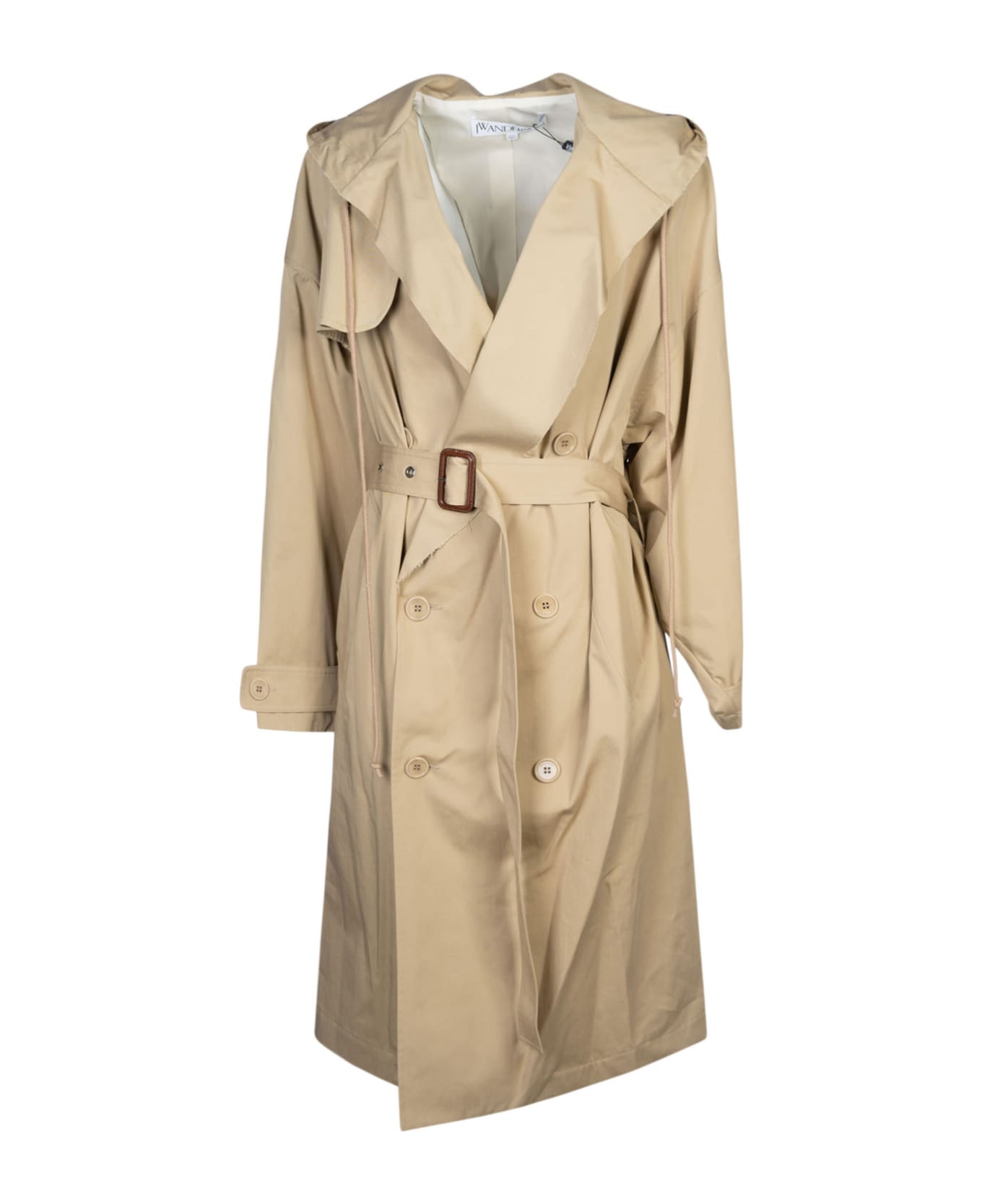 J.W. Anderson Hooded Trench - Flax レインコート