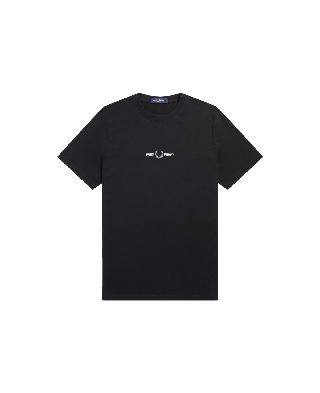 Fred Perry T-shirt With Logo - BLACK
