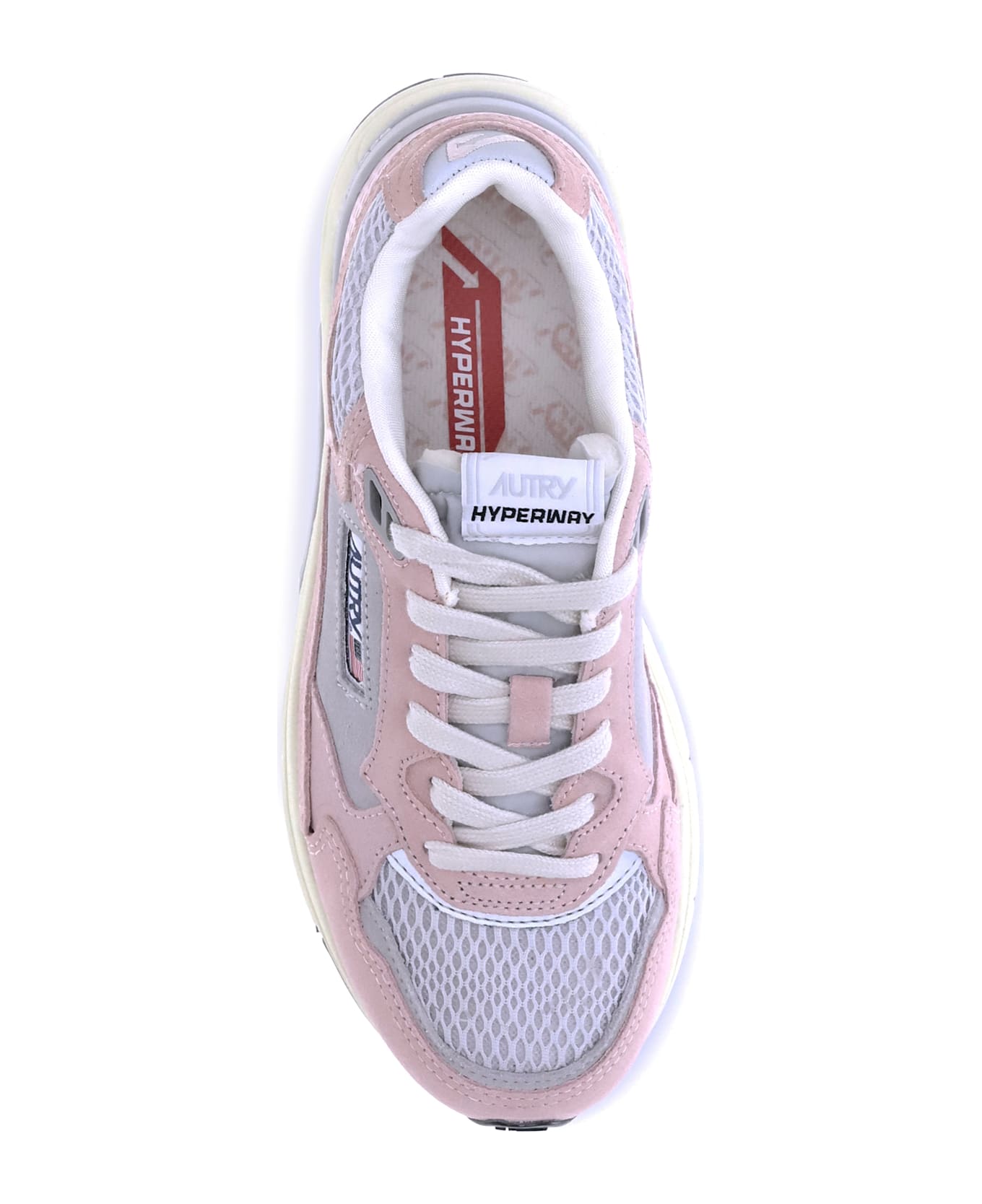 Autry Hyperway Low Sneakers - Suebic Mesh Pow Silv