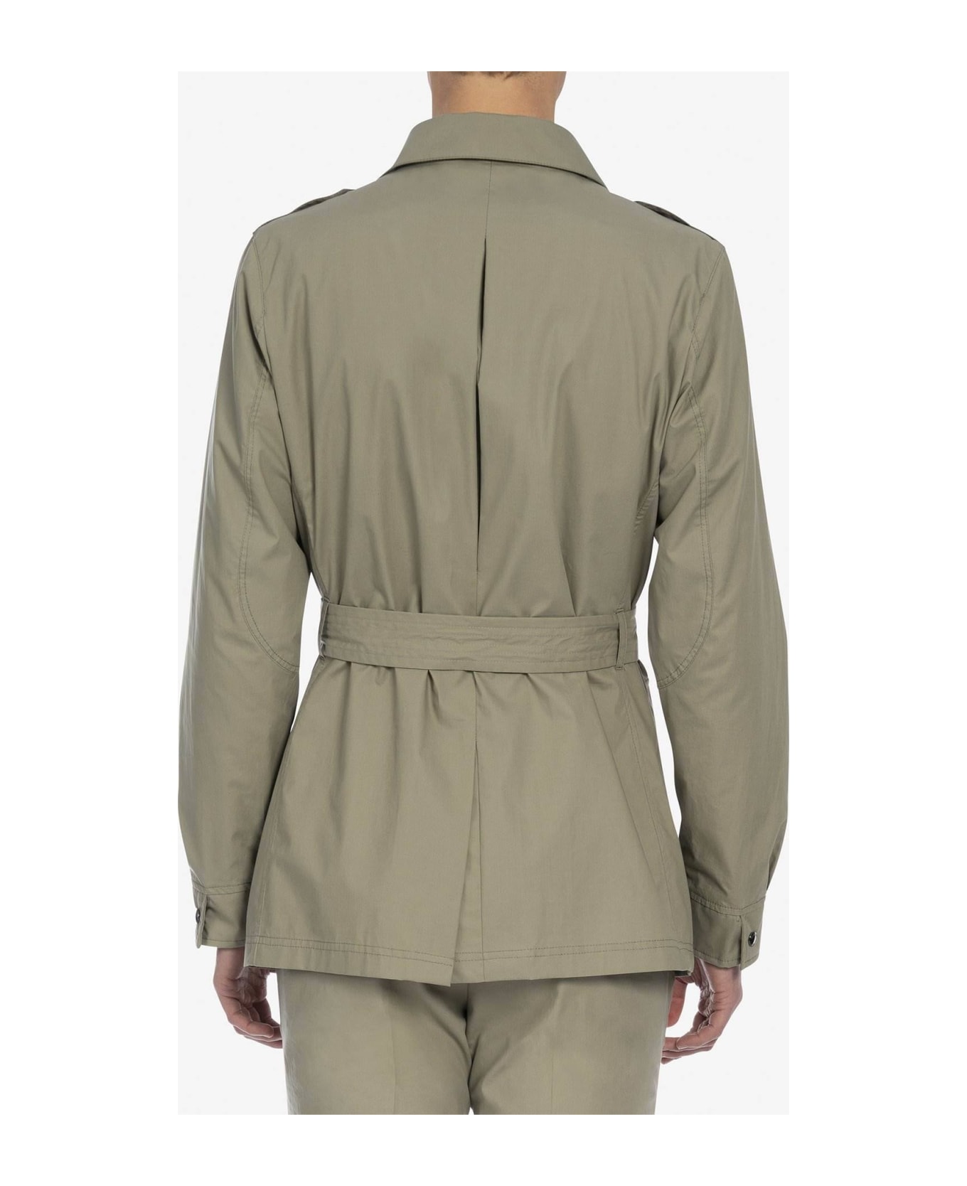 Larusmiani Merzouga Safari Jacket Blazer - Sage Green