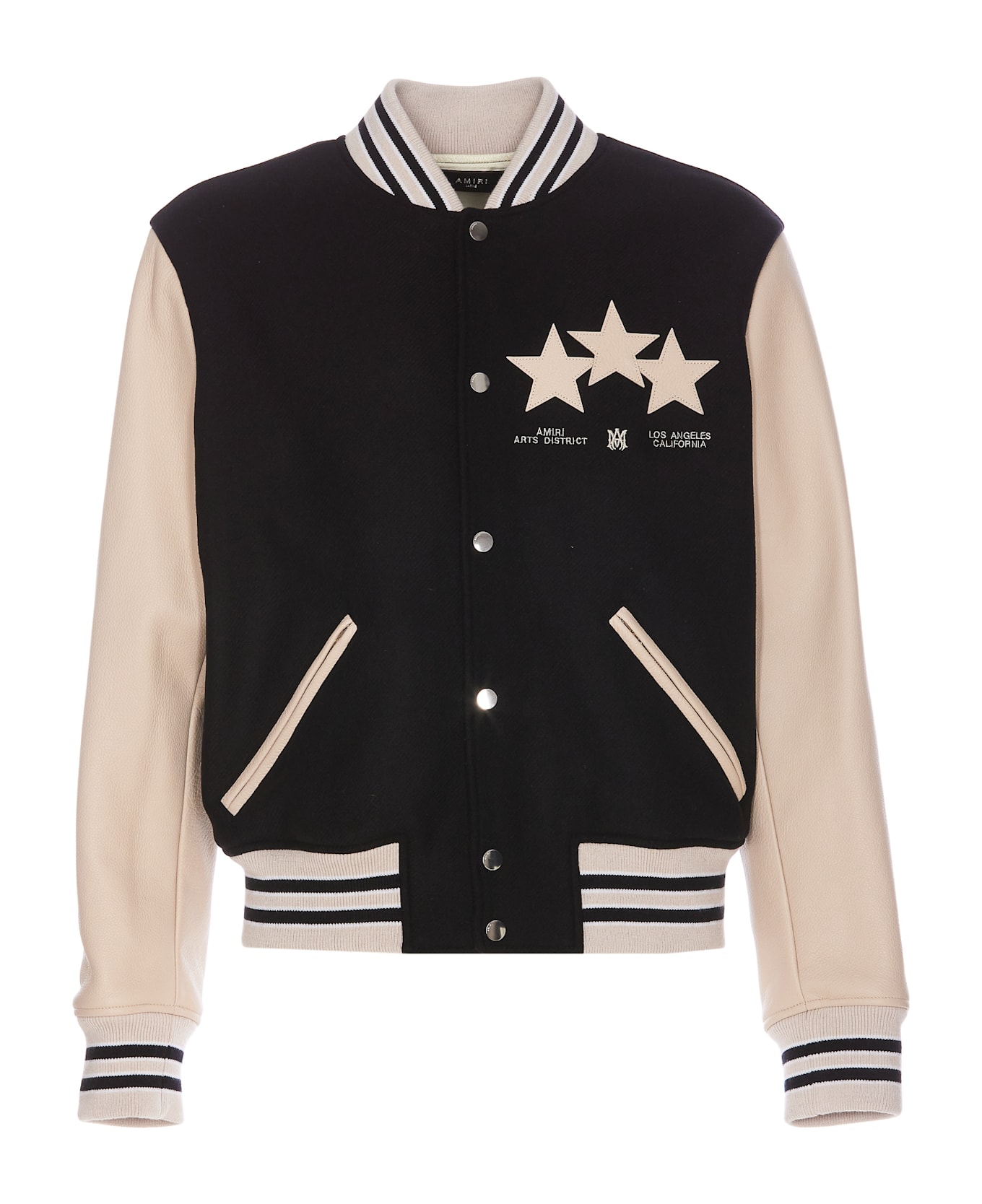 AMIRI Stars Varsity Bomber - Black