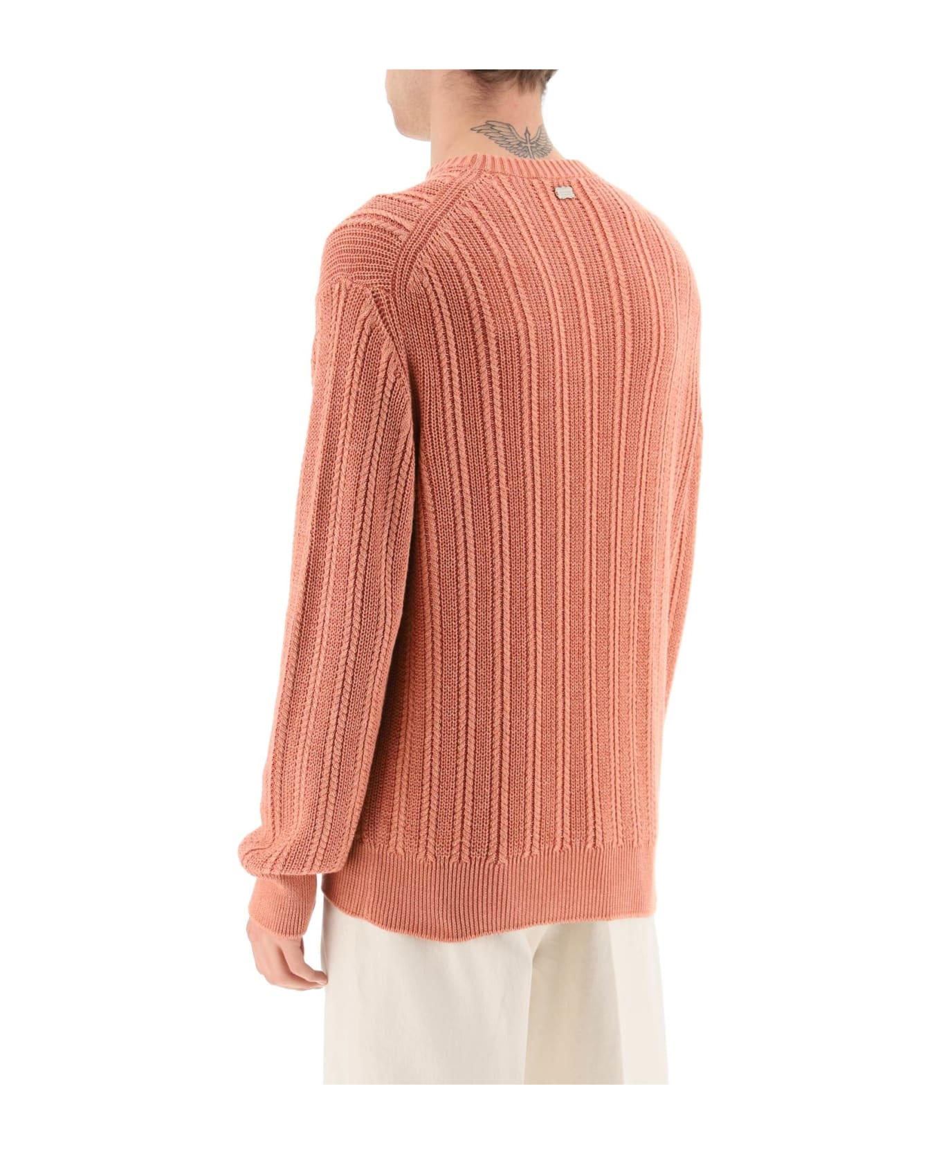 Agnona Cashmere, Silk And Cotton Sweater - CORAL (Pink) ニットウェア