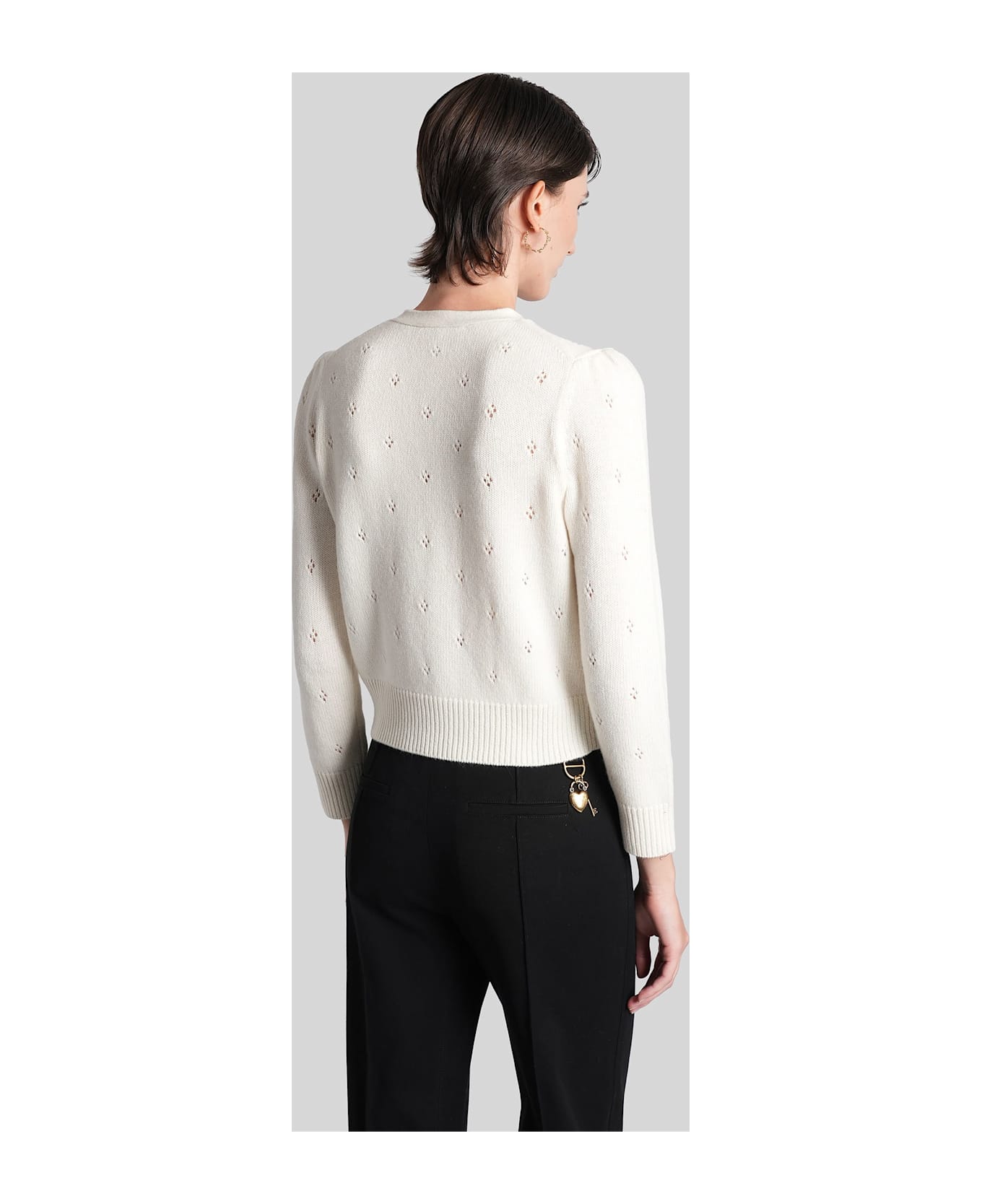 Chloé Knitwear In Beige Wool - beige