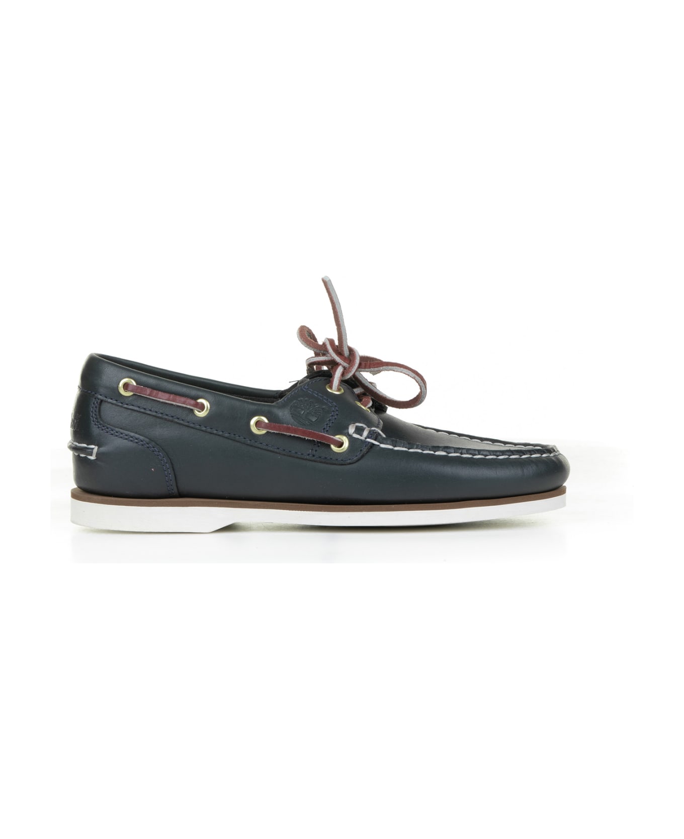 Timberland Blue Leather Boat Loafer - BLUE