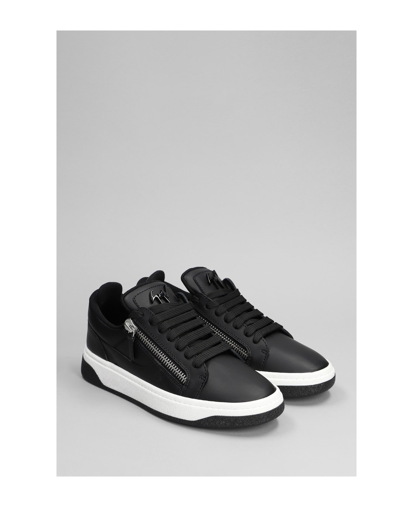 Giuseppe Zanotti Gz94 Sneakers In Black Leather - black