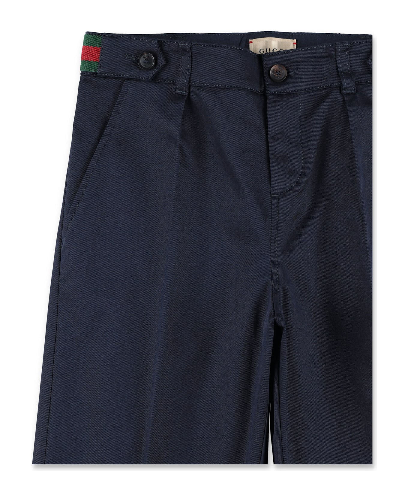Gucci Kid - Gabardine Pants - BLU