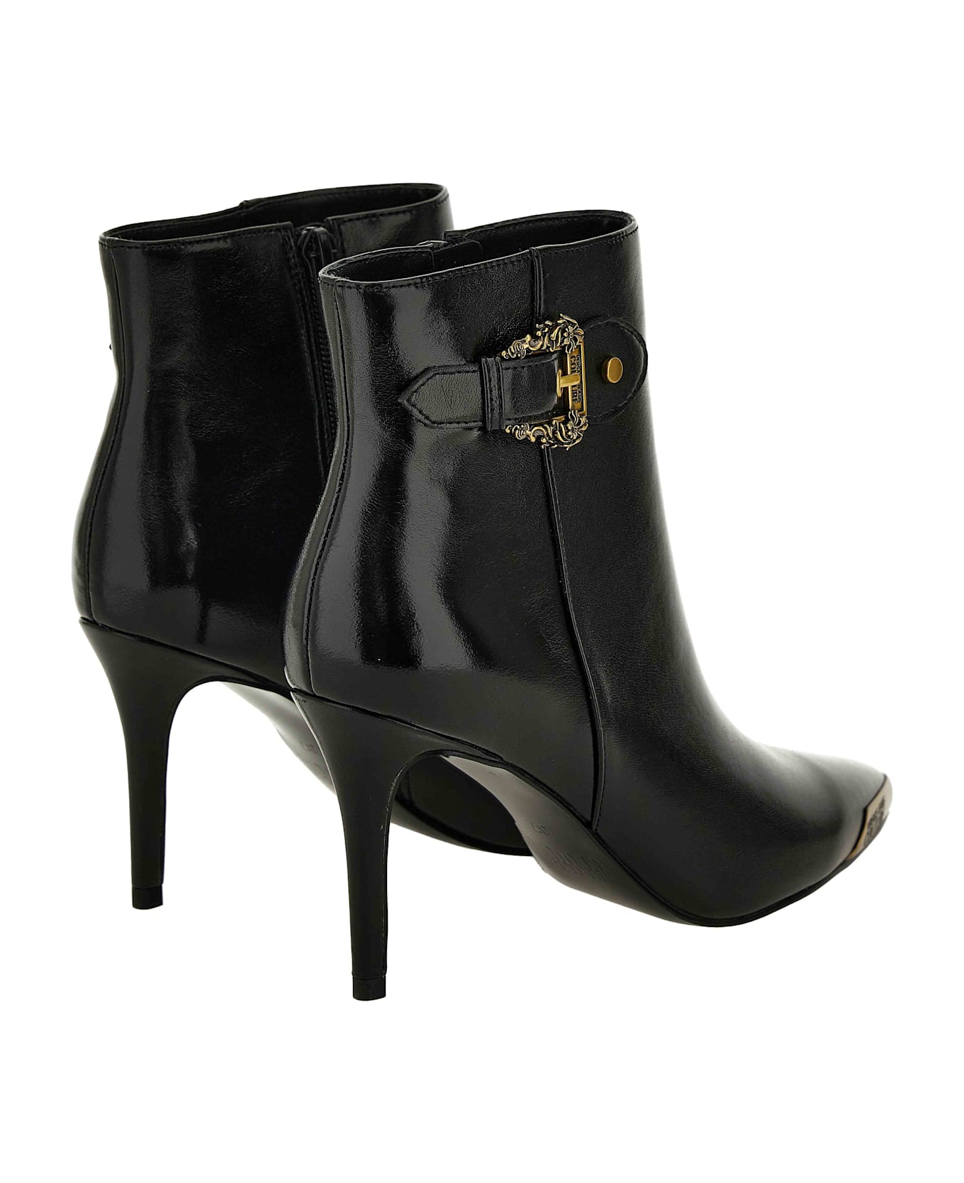 Versace Jeans Couture Ankle Boots With Heels - Black