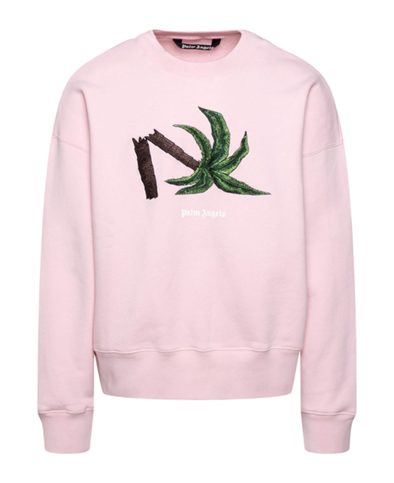 Palm Angels Logo Sweatshirt - Pink