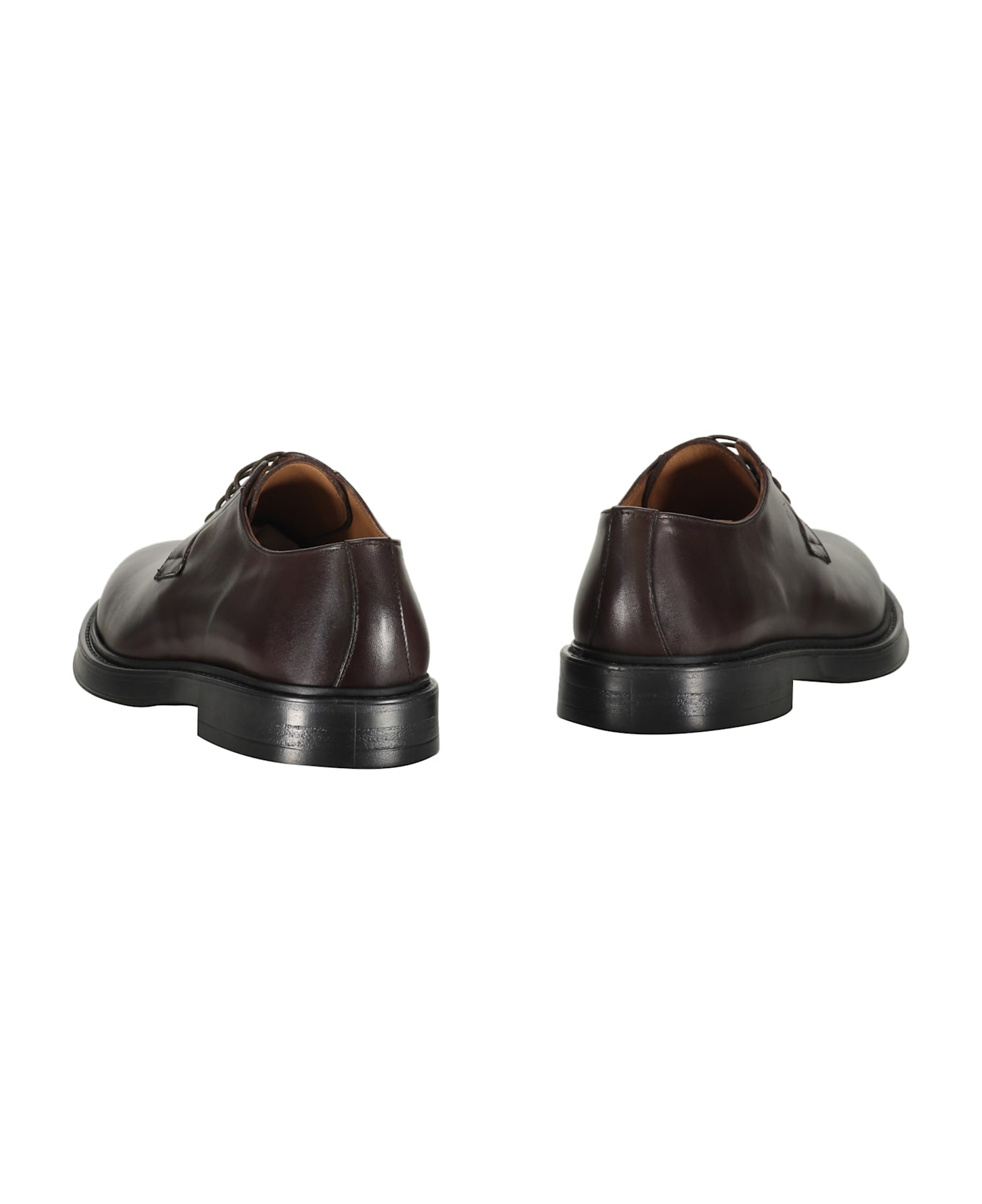Bruno Magli Smooth Leather Lace-up Shoes - brown