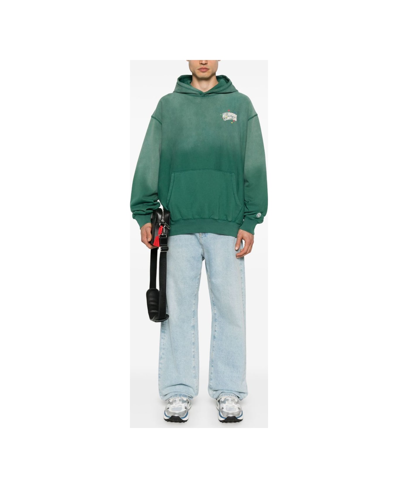 Billionaire Logo Oversized Hoodie - Green