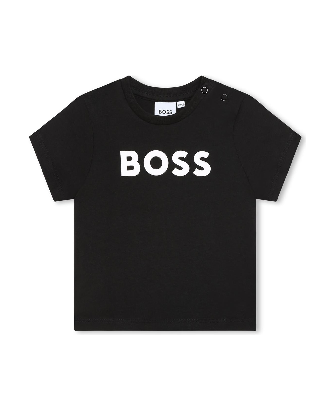 Hugo Boss Printed T-shirt - Black Tシャツ＆ポロシャツ