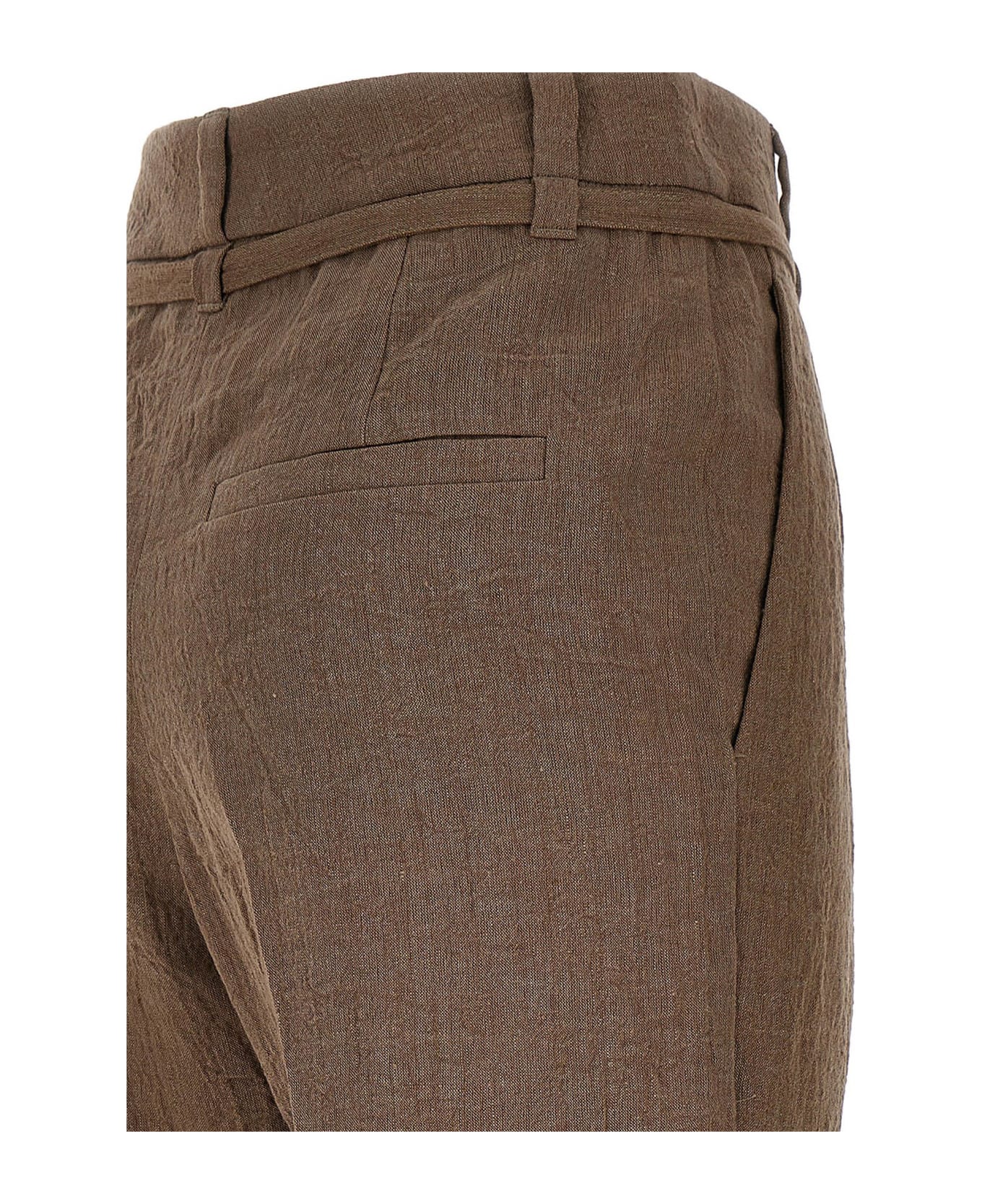 Brunello Cucinelli Linen Pants - Beige
